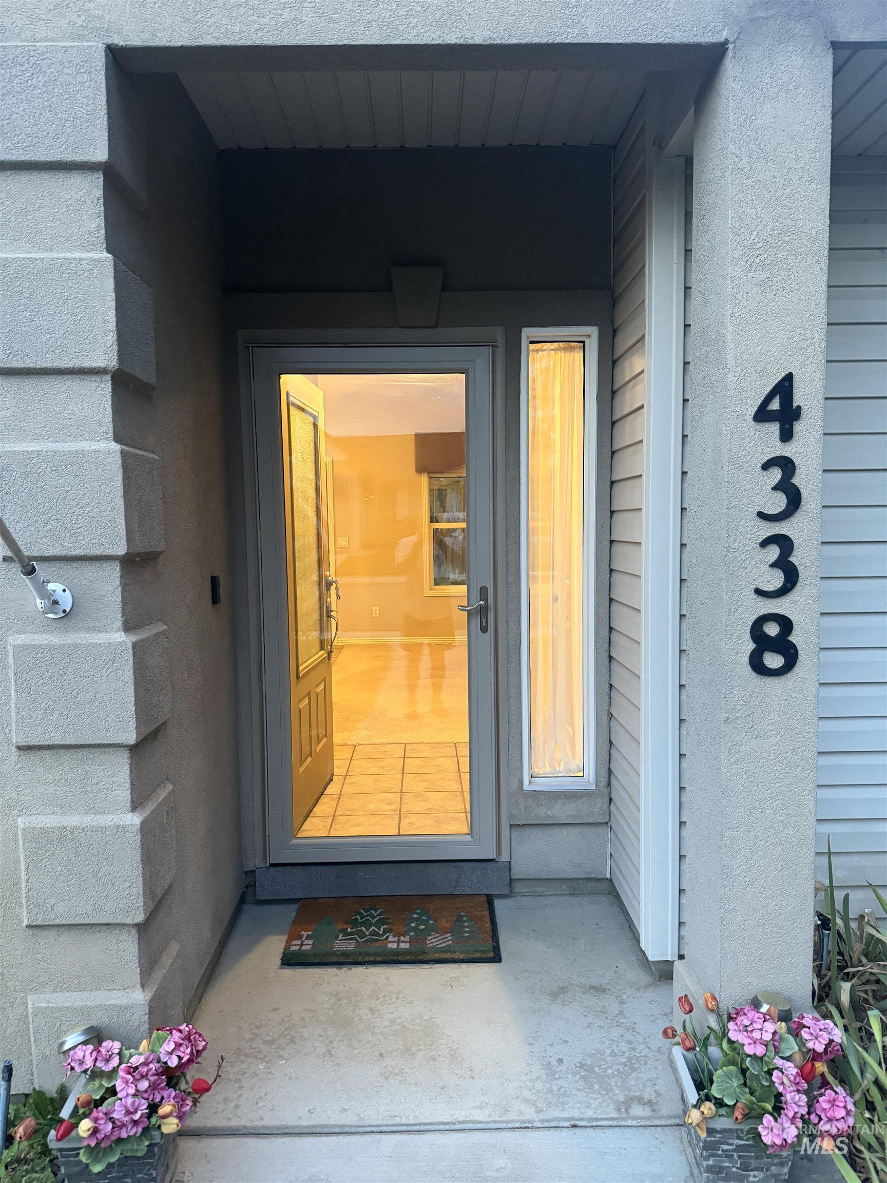Doorway to property