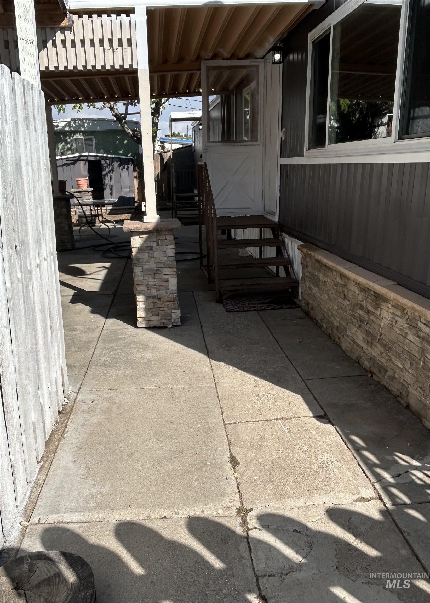 View of patio