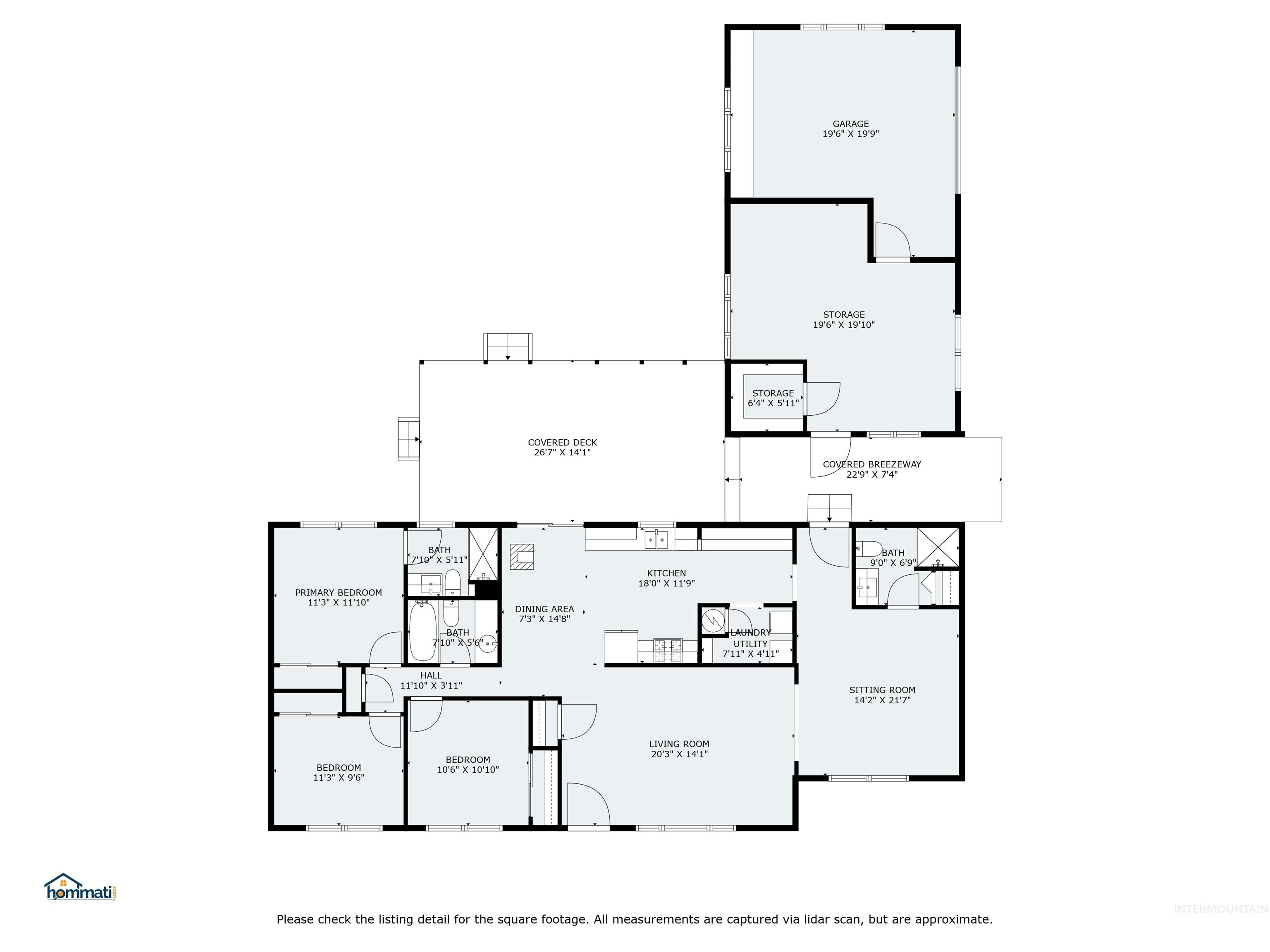 View of floor plan / room layout