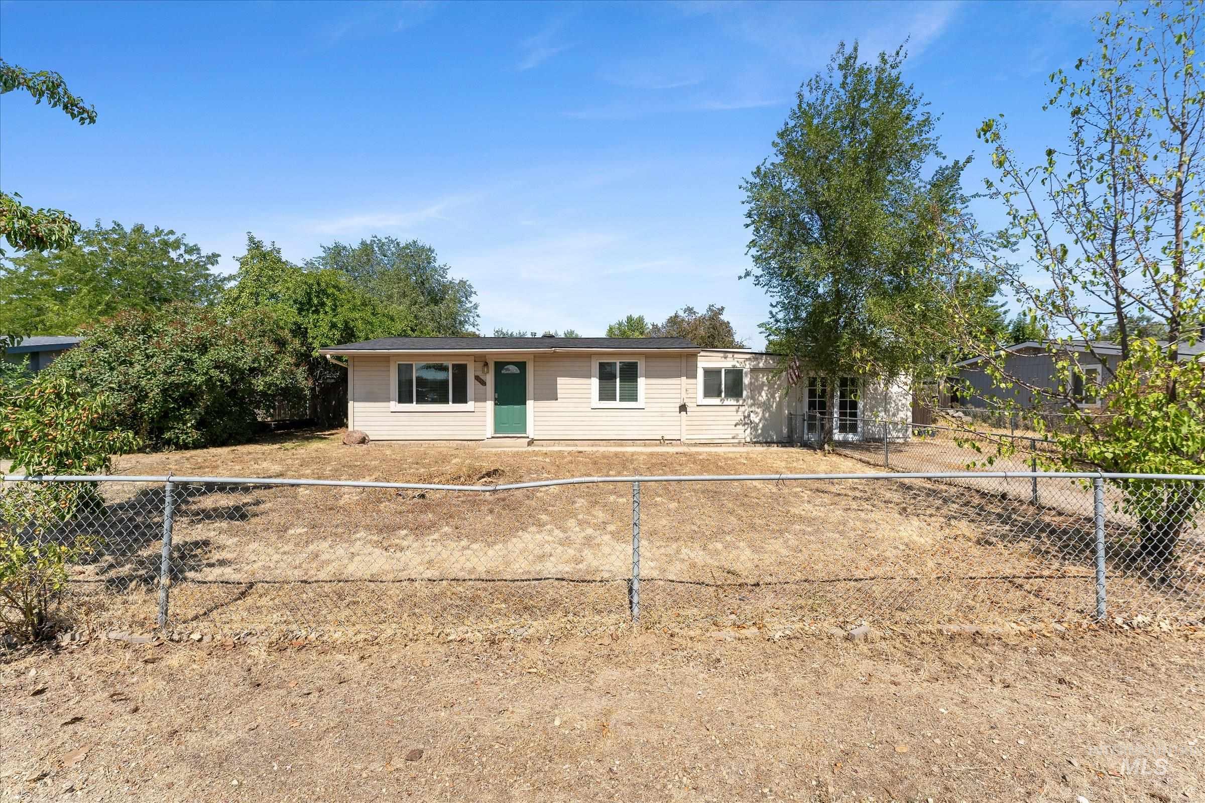 View of single story home