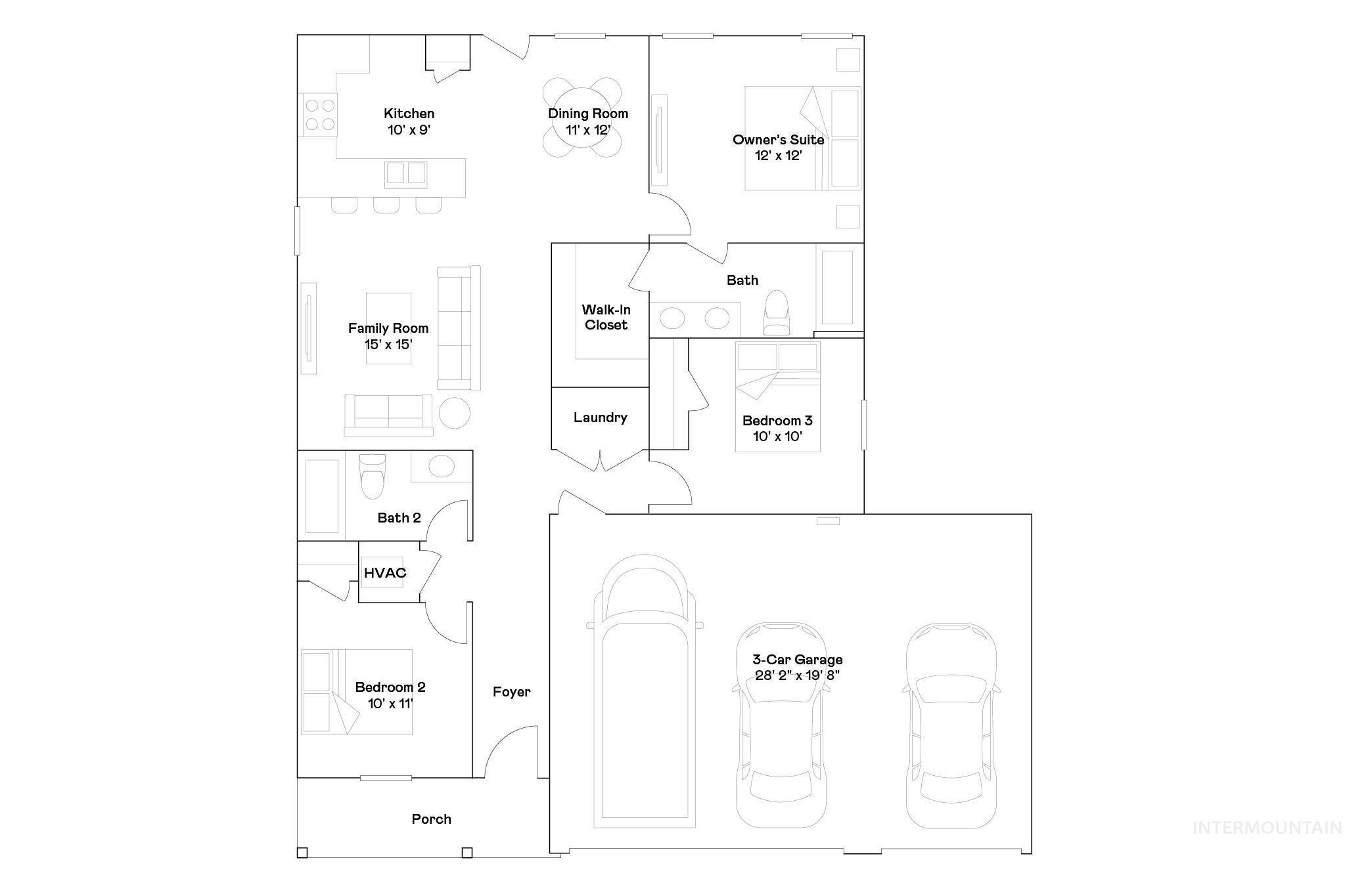 323 Lightening Ave, Middleton, Idaho 83644, 3 Bedrooms, 2 Bathrooms, Residential For Sale, Price $388,900, 98961549