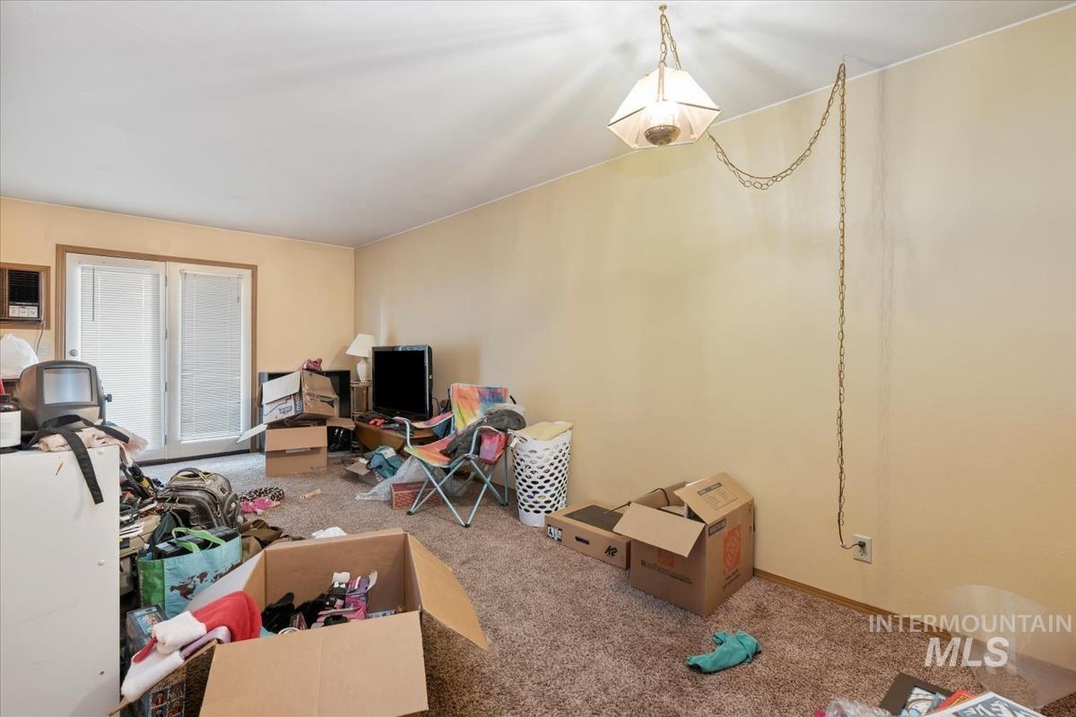 Bonus room with carpet