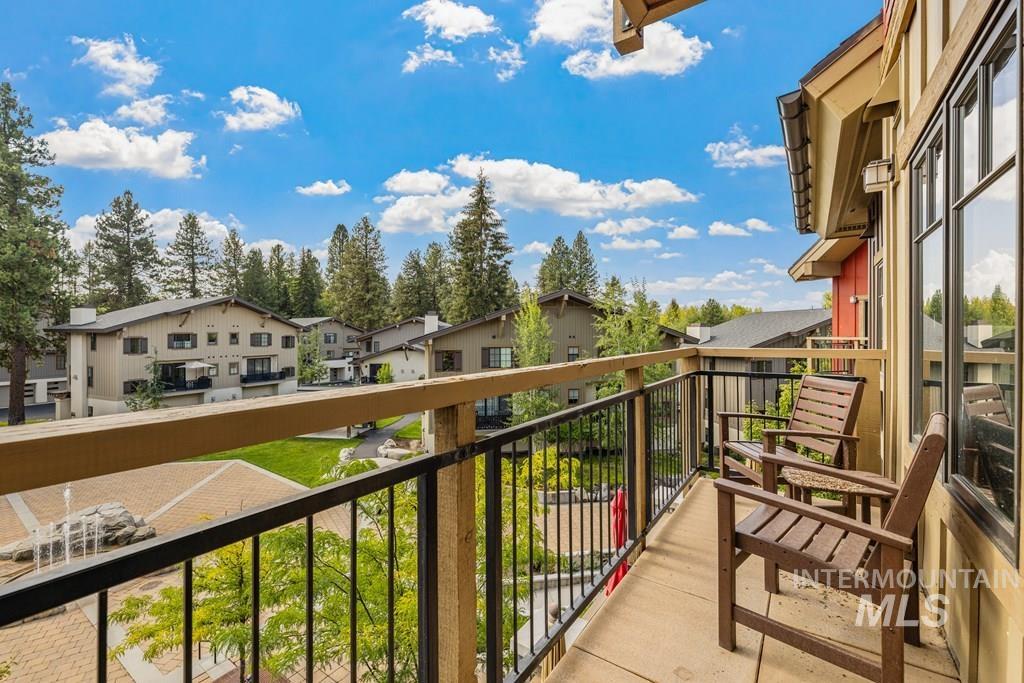 Balcony with a residential view