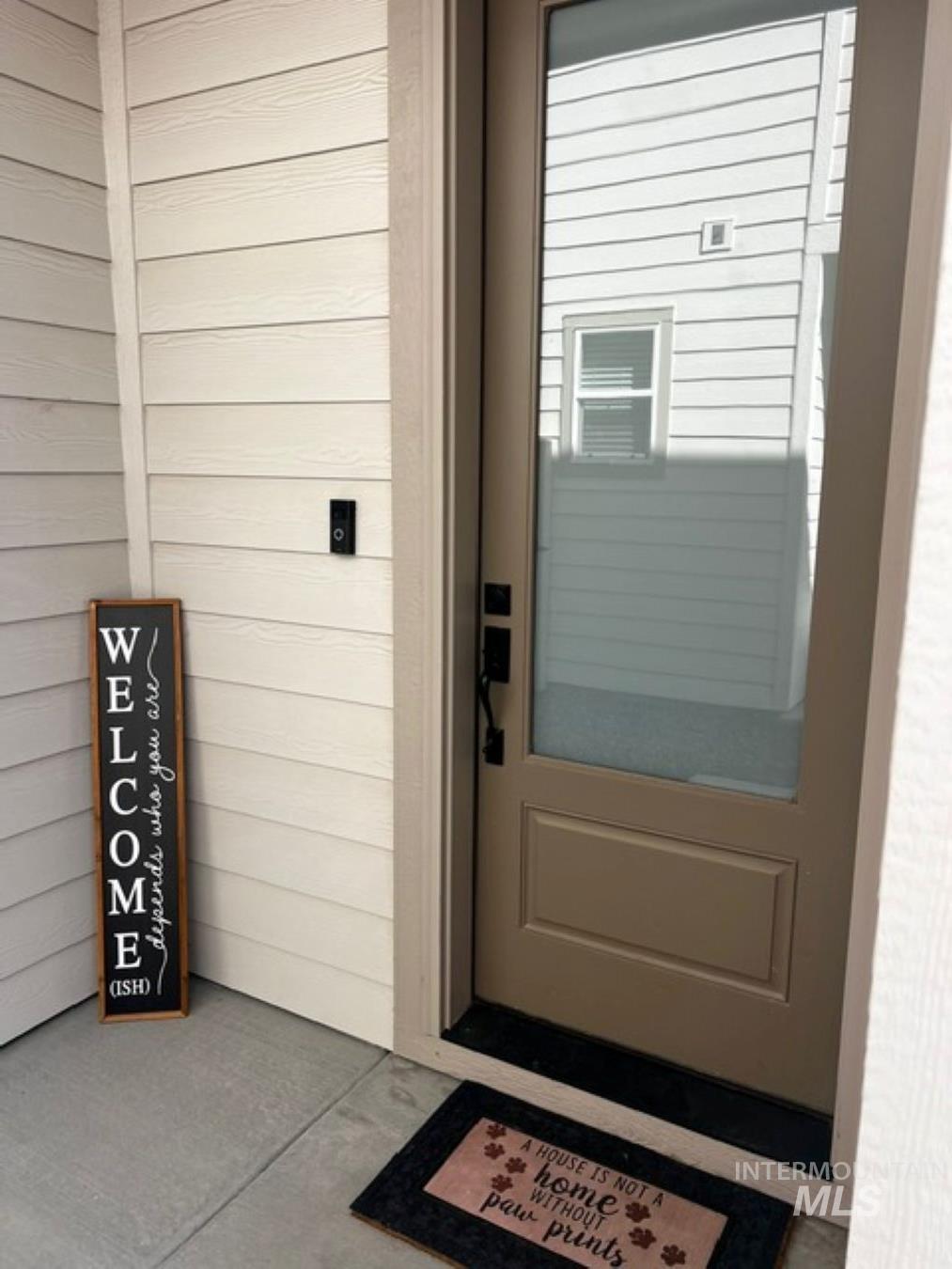 Doorway to property