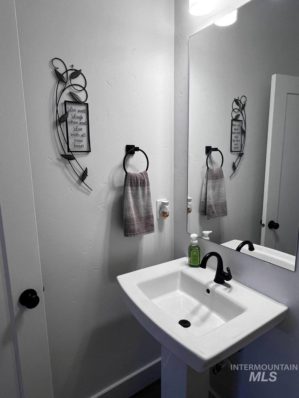 Bathroom featuring a sink