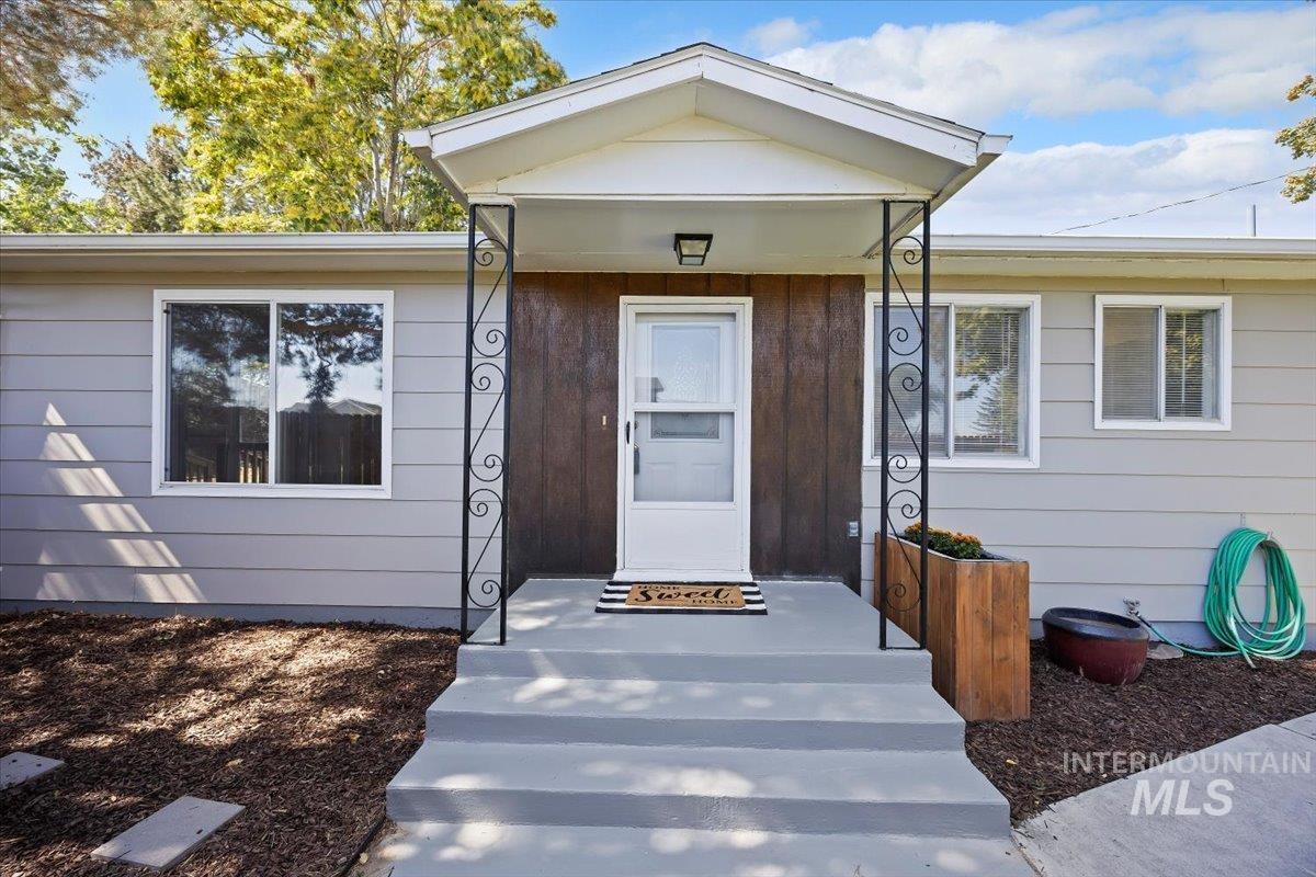 Doorway to property