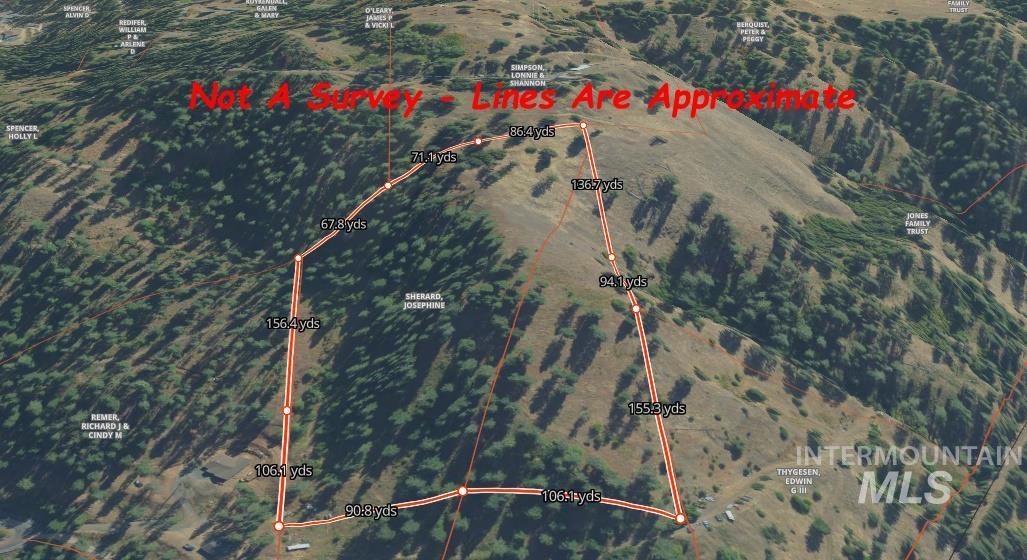 Map / location with property boundaries highlighted