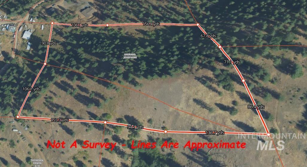 Map / location featuring property parcel outlined