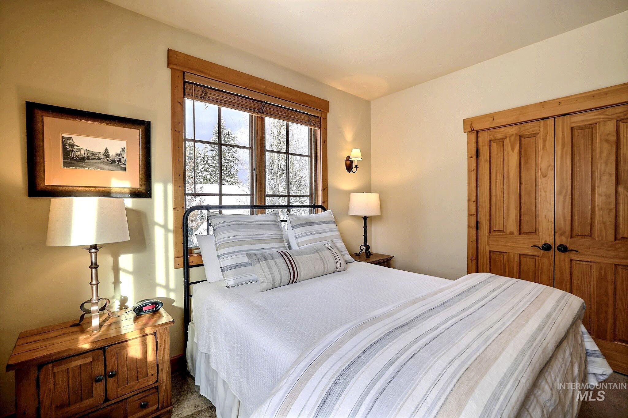 Bedroom with a closet