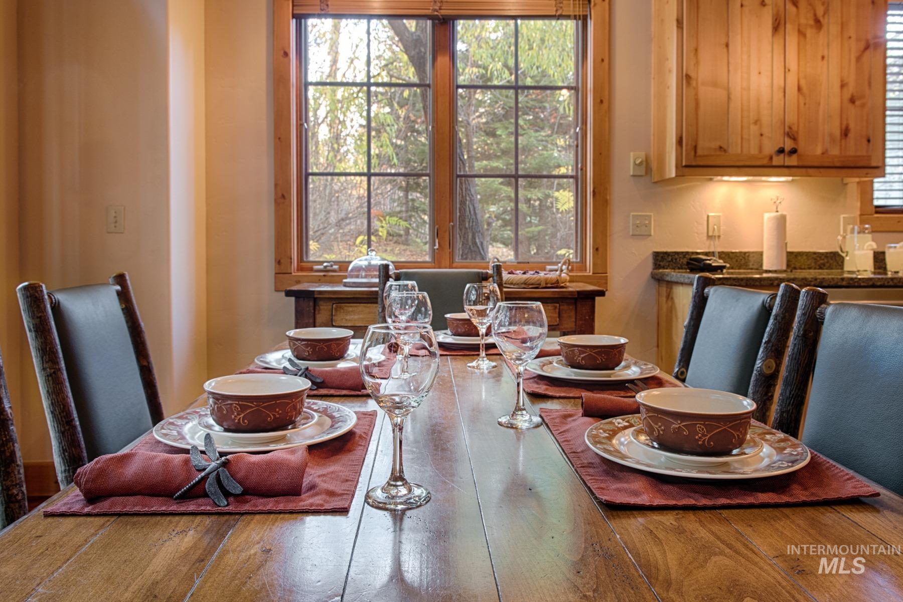 View of dining room