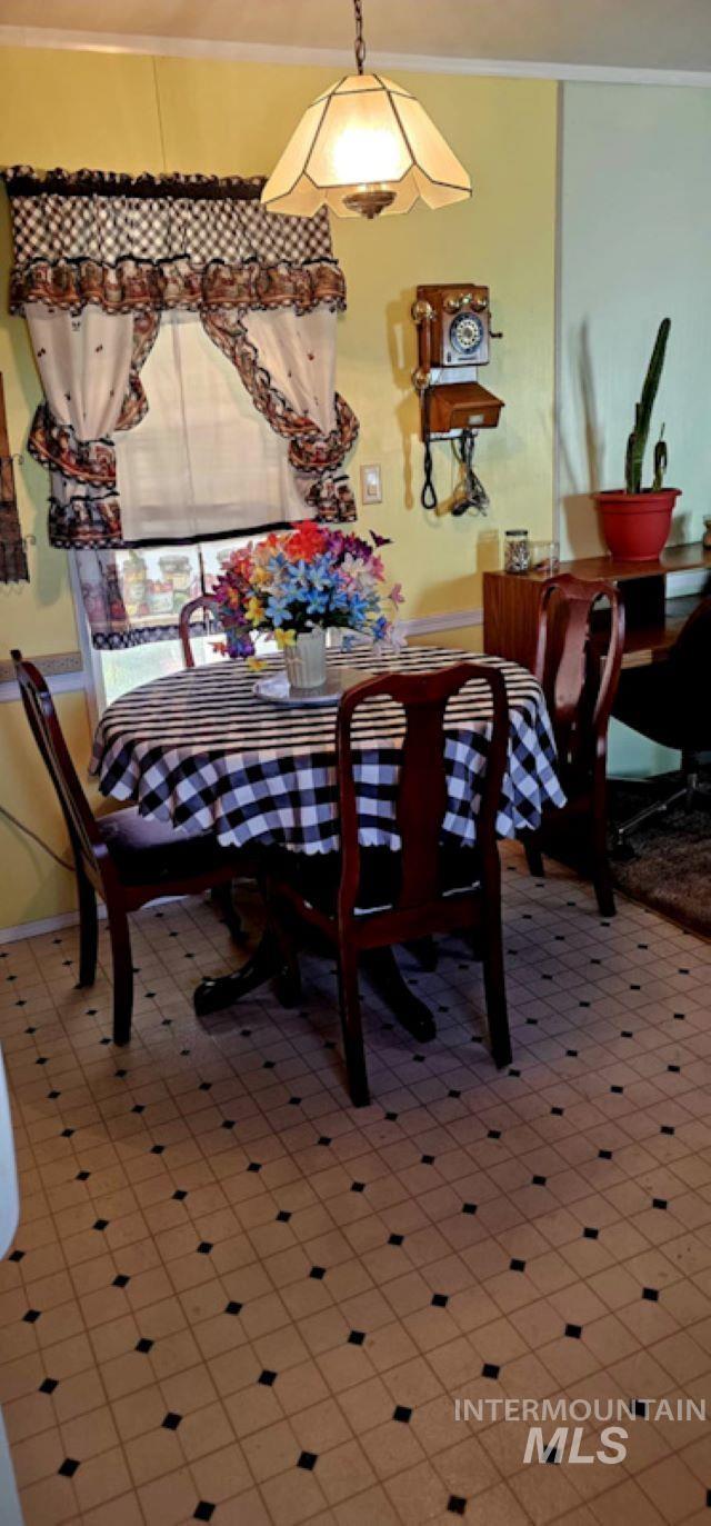 View of dining area