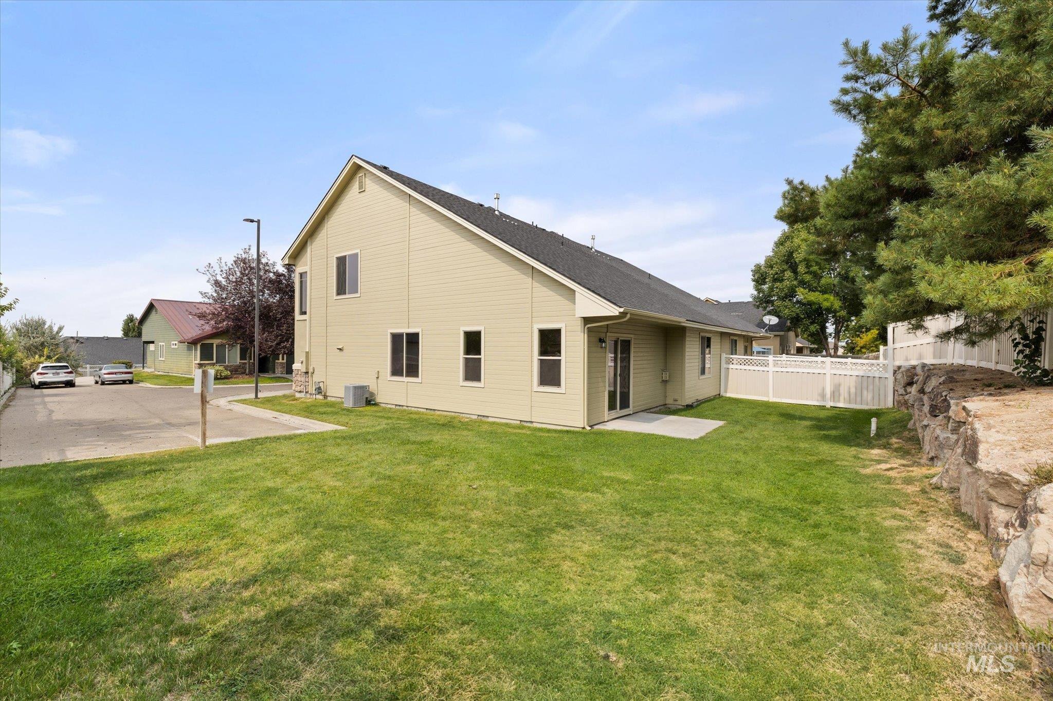 Back of property