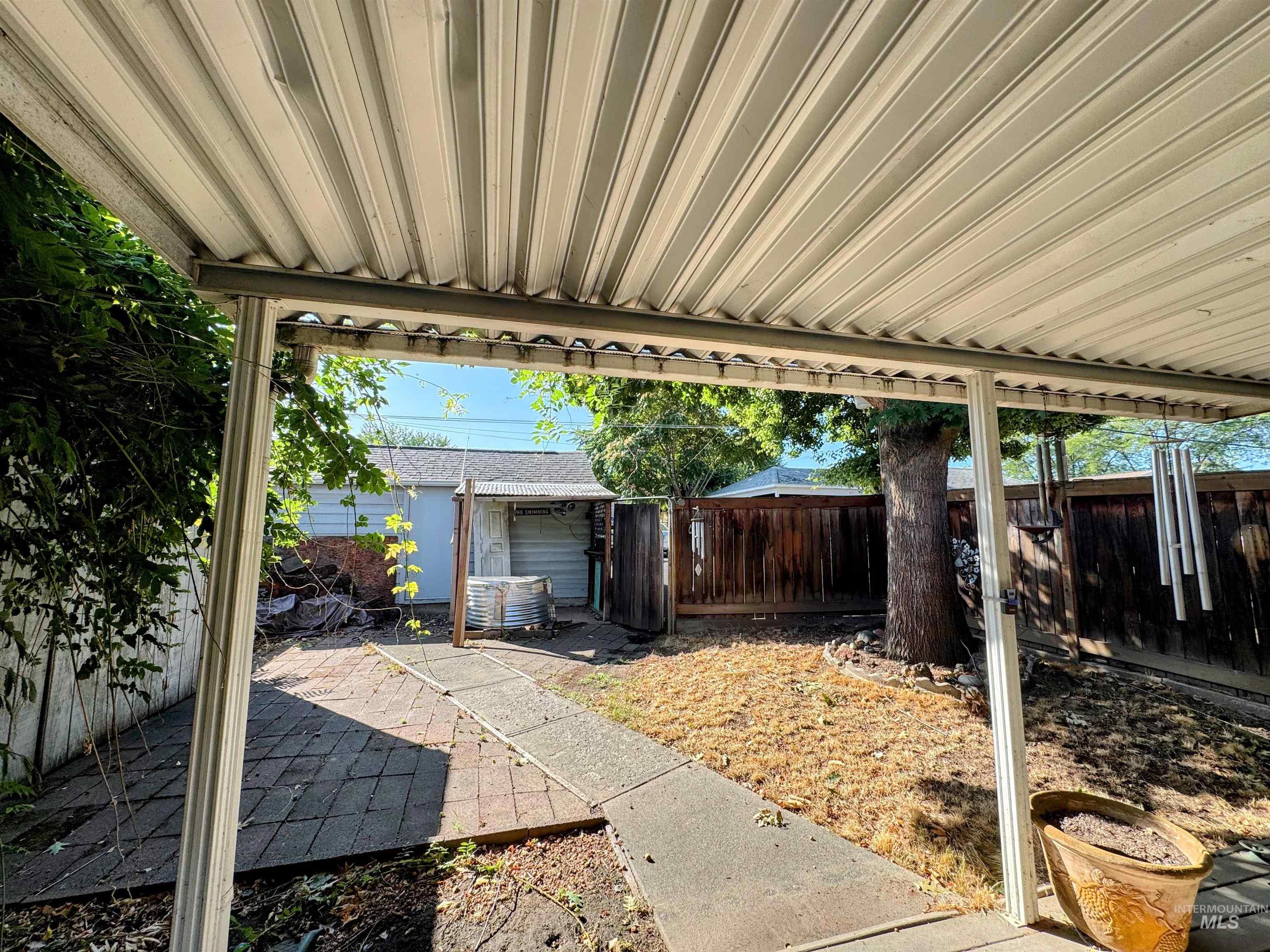 View of patio