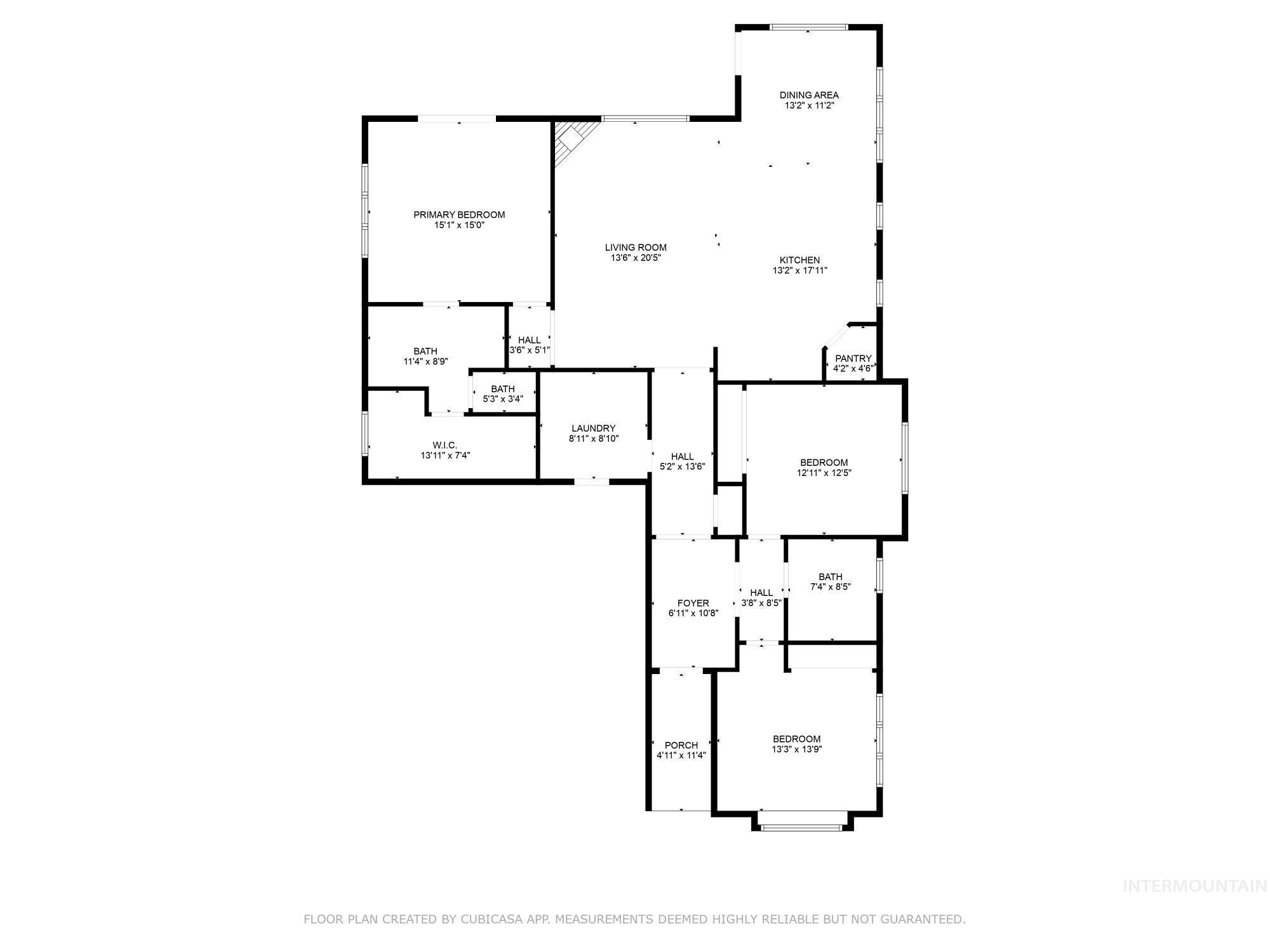 View of room layout
