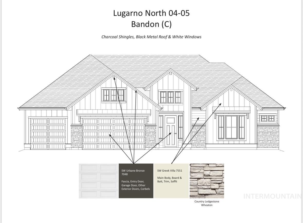 Actual exterior color scheme