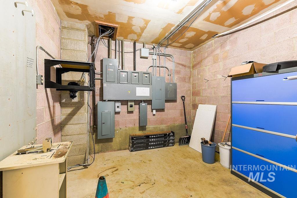 Utilities featuring electric panel