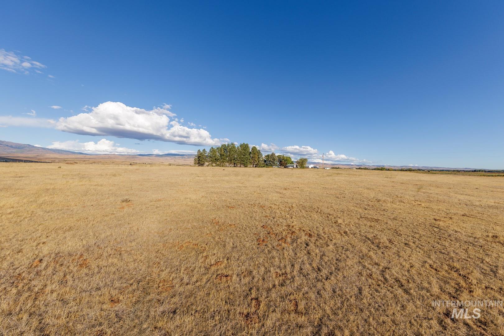 View of yard featuring a view of countryside