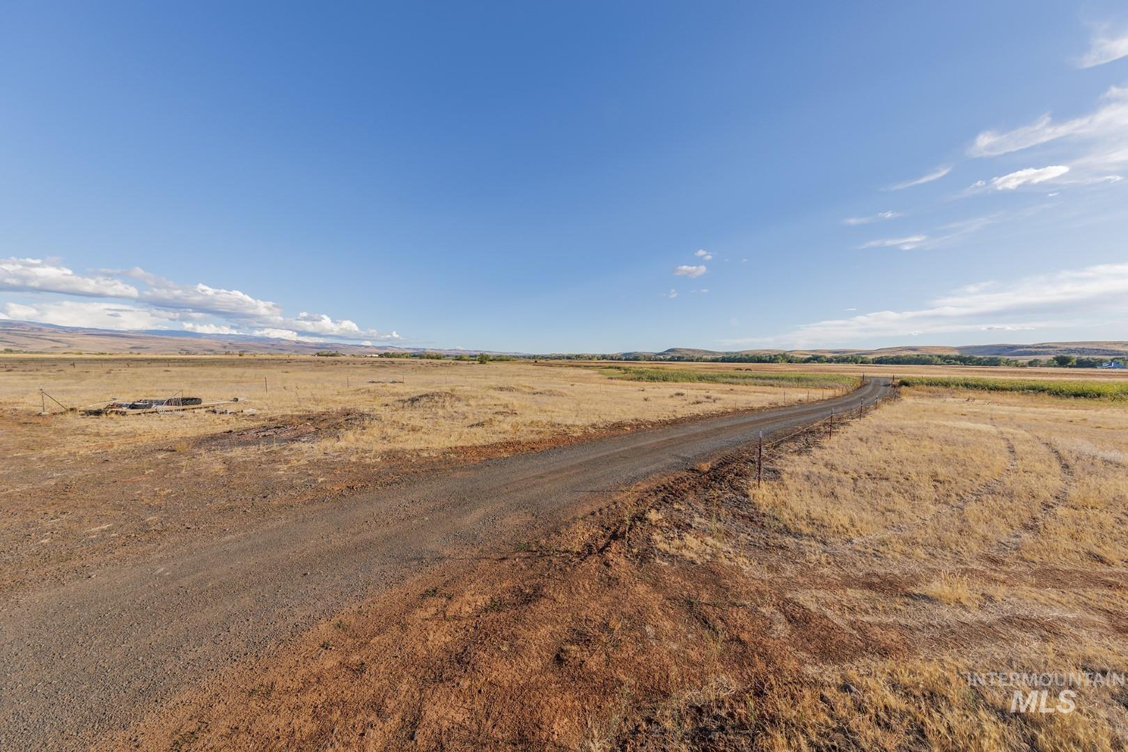 View of road with a view of countryside