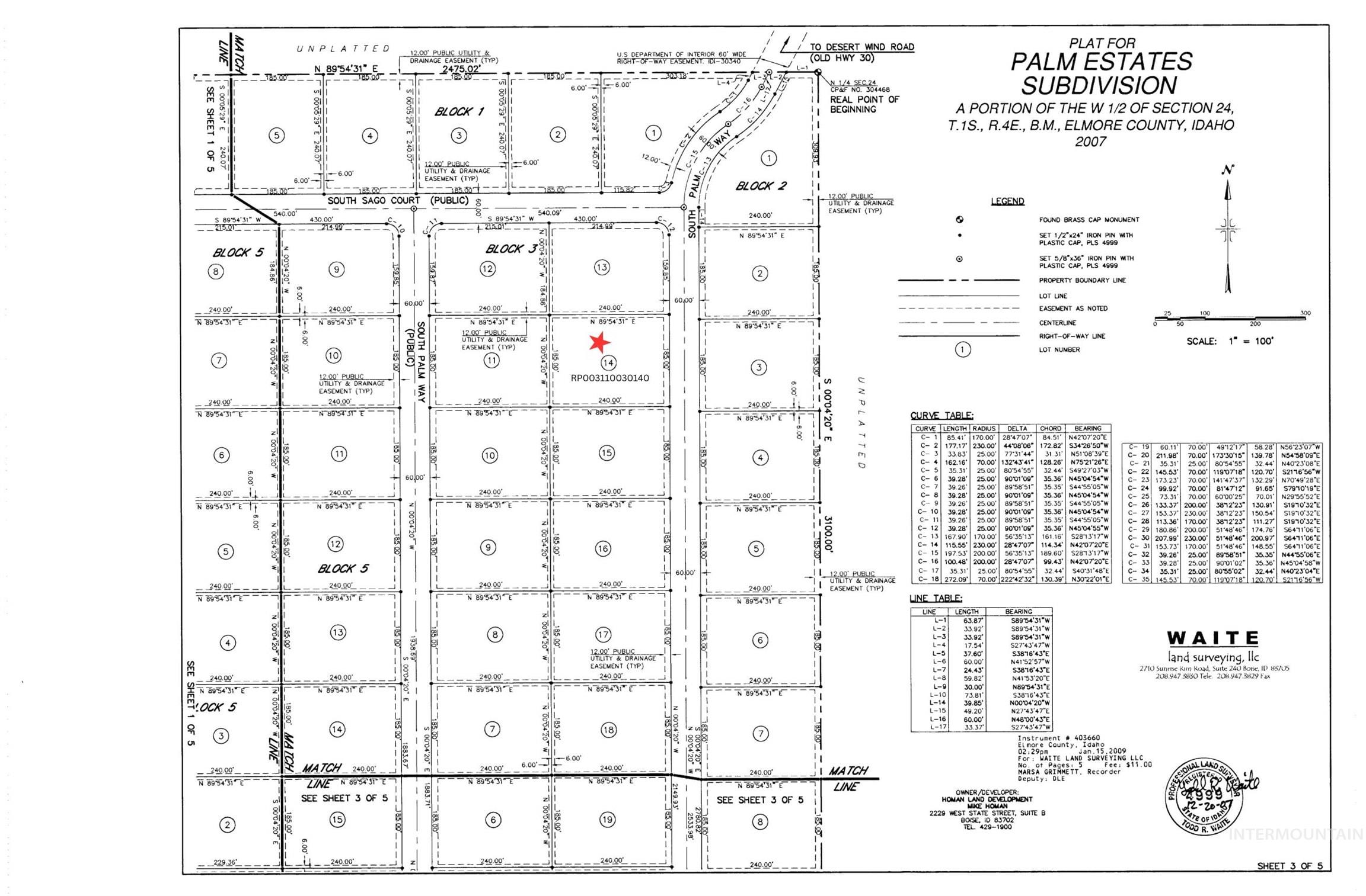 Lot 14/Blk 3 S Palm Way, Mayfield, Idaho 83647, Land For Sale, Price $240,000, 98961939