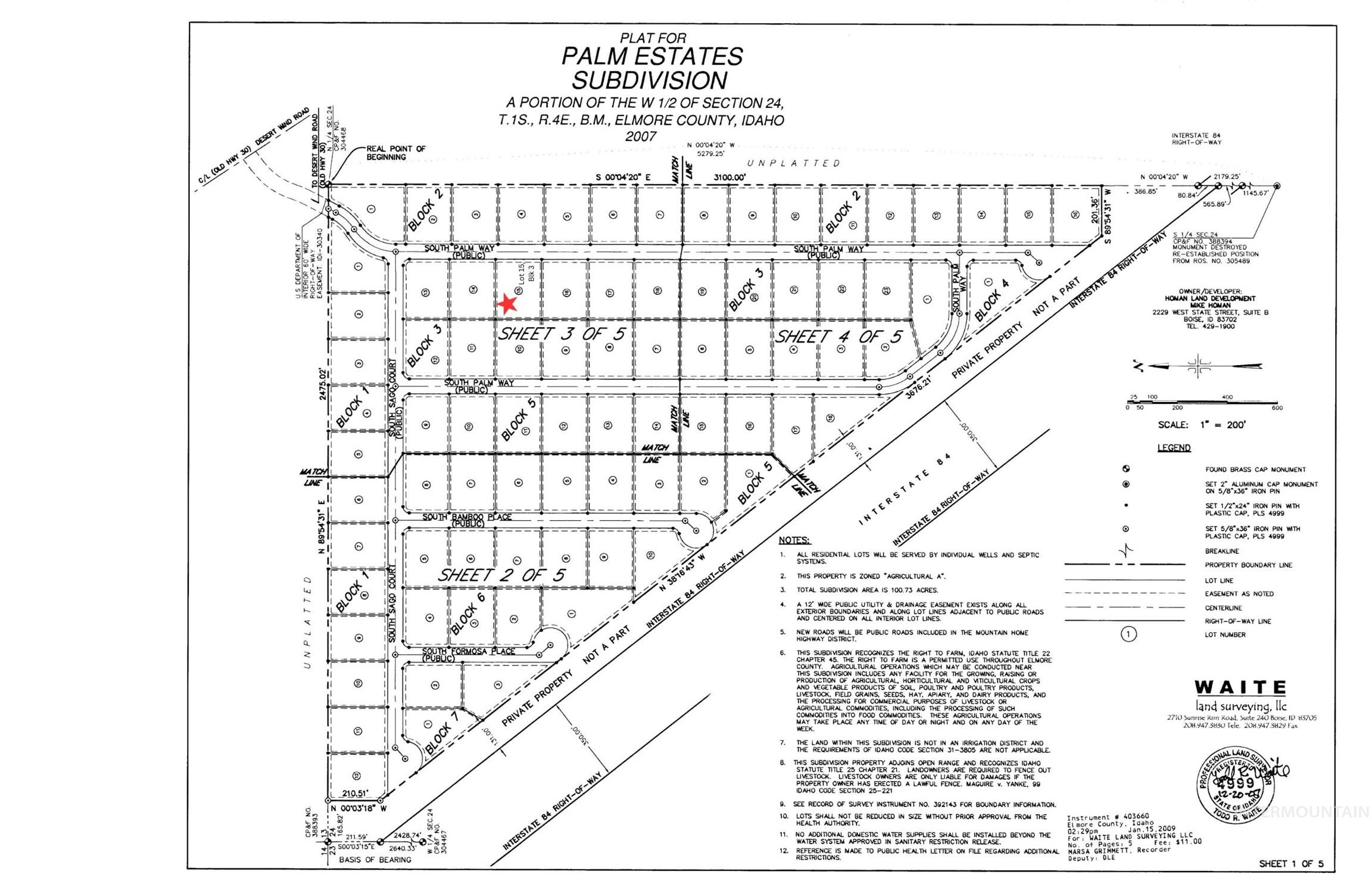 Lot 15/Blk 3 S Palm Way, Mayfield, Idaho 83647, Land For Sale, Price $240,000, 98961943