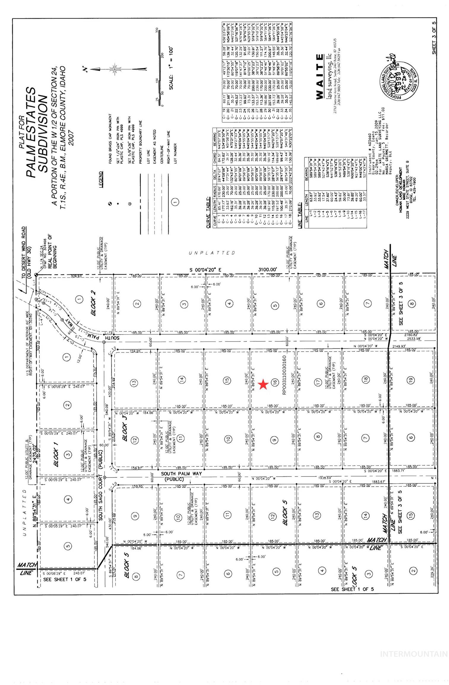 Lot 16/Blk 3 S Palm Way, Mayfield, Idaho 83647, Land For Sale, Price $240,000, 98961945