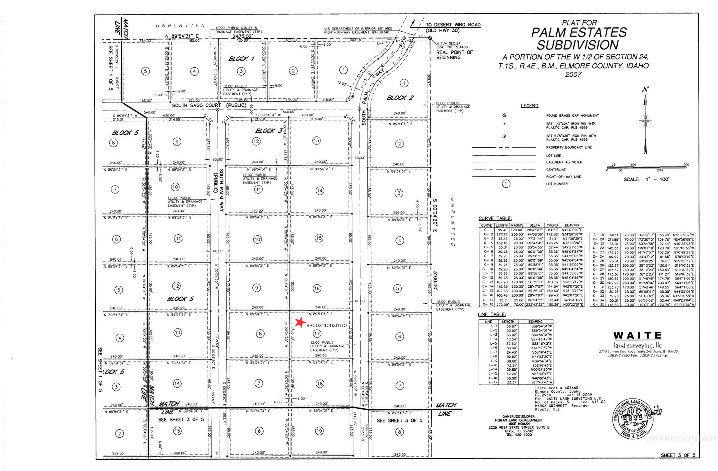 Lot 17/Blk 3 S Palm Way, Mayfield, Idaho 83647, Land For Sale, Price $240,000, 98961946