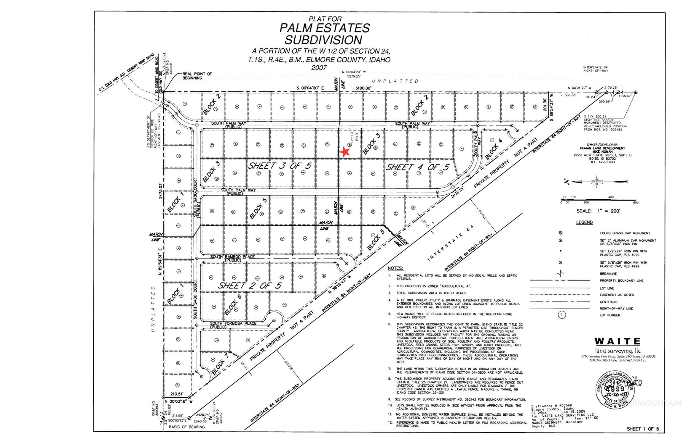 Lot 19/Blk 3 S Palm Way, Mayfield, Idaho 83647, Land For Sale, Price $240,000, 98961947
