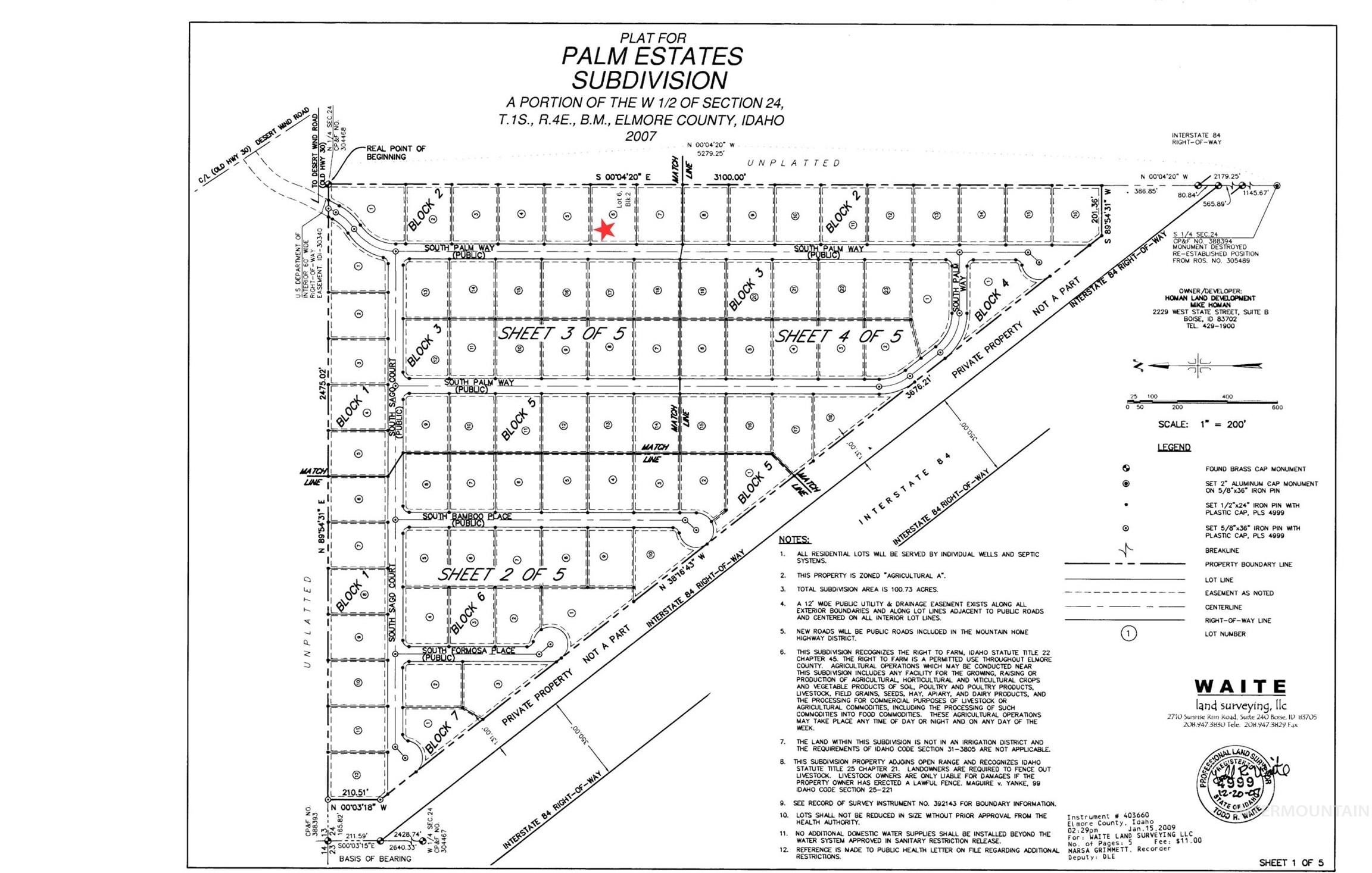 Lot 6/Blk 2 S Palm Way, Mayfield, Idaho 83647, Land For Sale, Price $240,000, 98961949