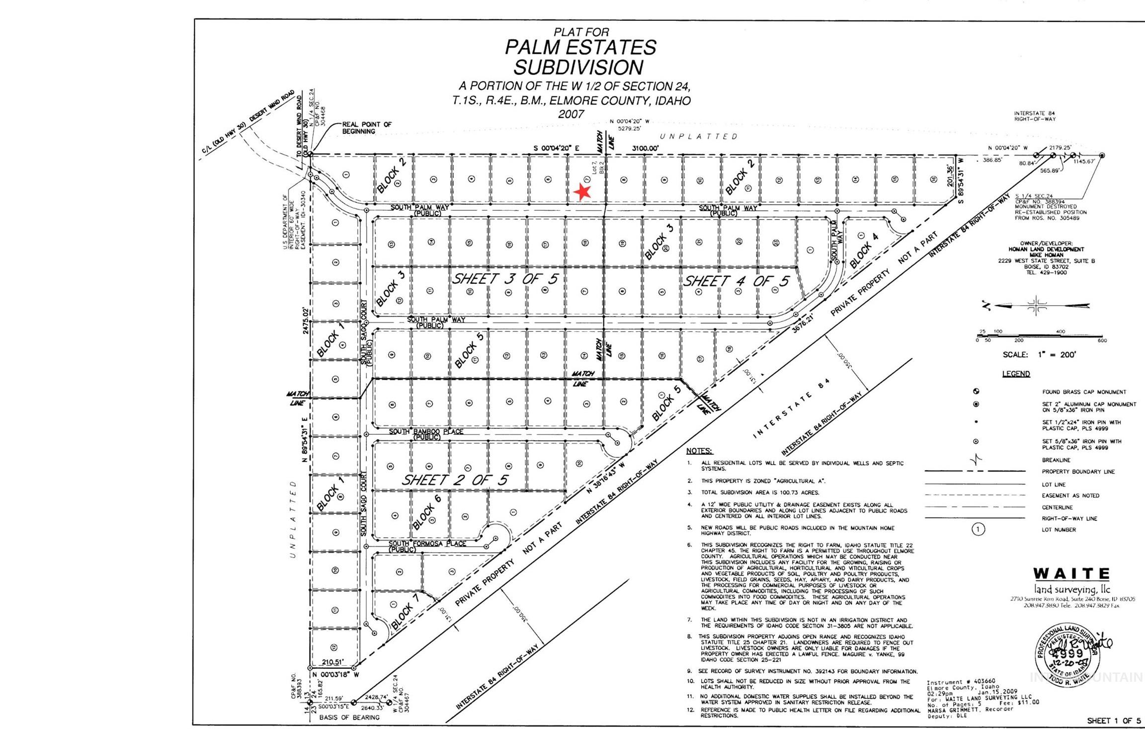 Lot 7/Blk 2 S Palm Way, Mayfield, Idaho 83647, Land For Sale, Price $240,000, 98961950