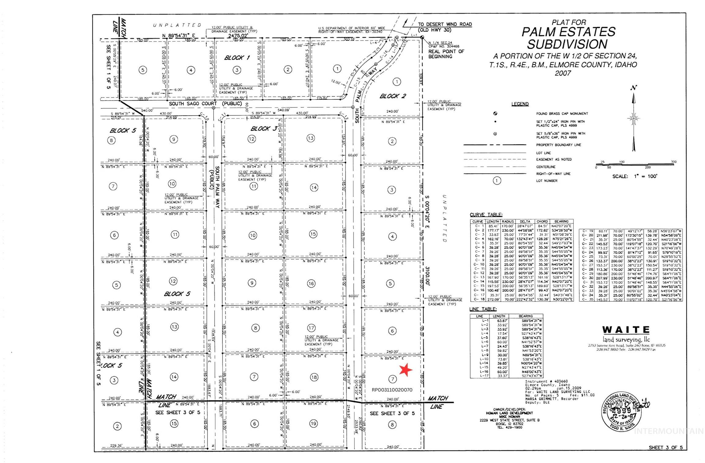Lot 7/Blk 2 S Palm Way, Mayfield, Idaho 83647, Land For Sale, Price $240,000, 98961950