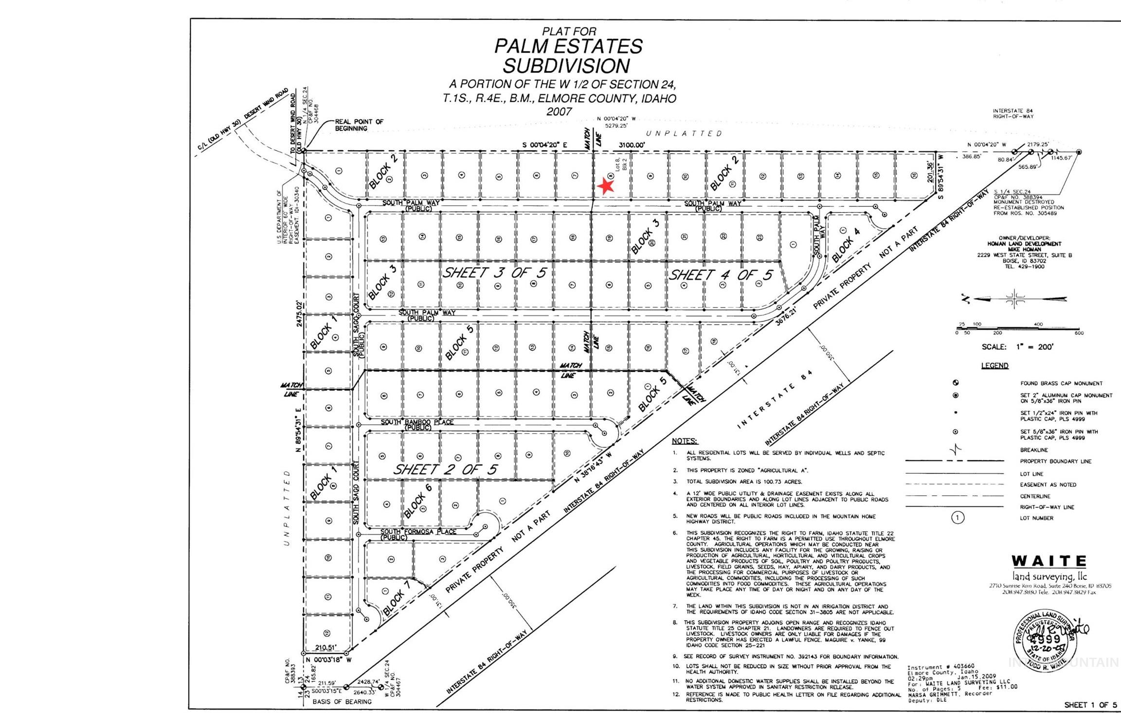 Lot 8/Blk 2 S Palm Way, Mayfield, Idaho 83647, Land For Sale, Price $240,000, 98961951