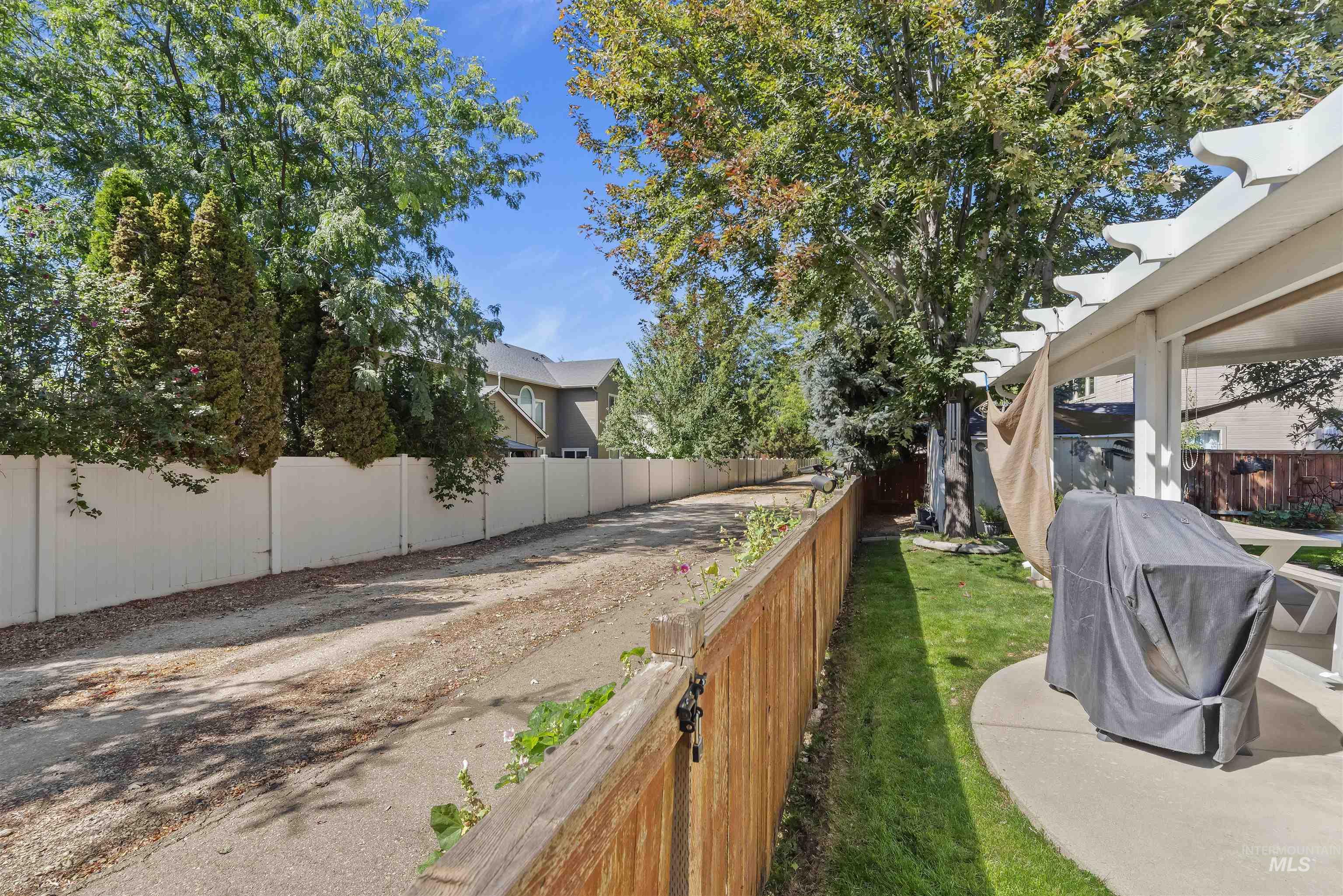 View of yard with a patio area