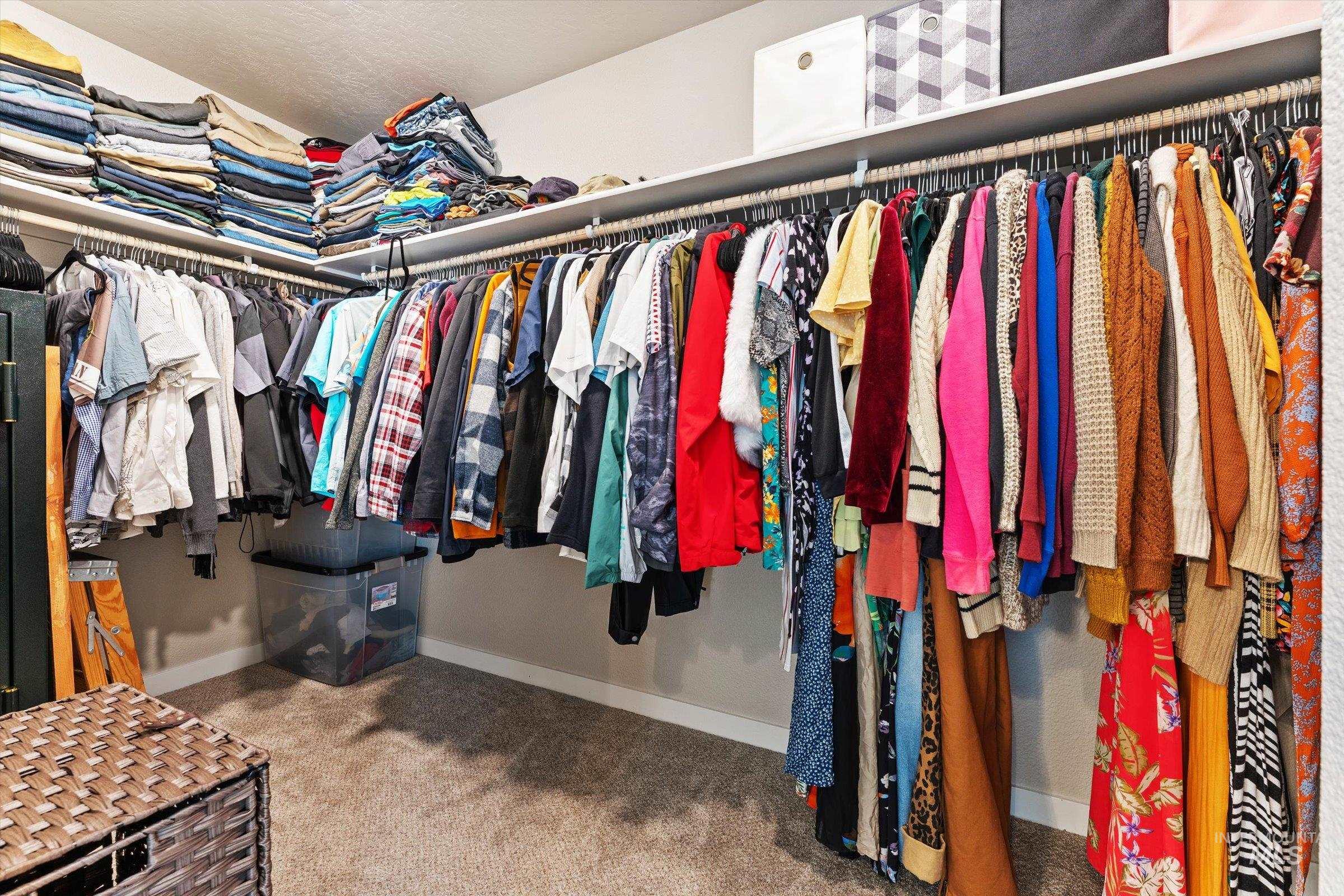First walk in closet