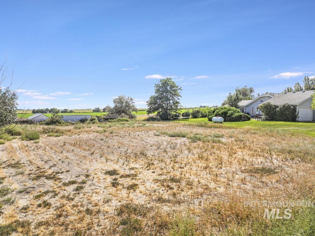 View of yard featuring a view of countryside