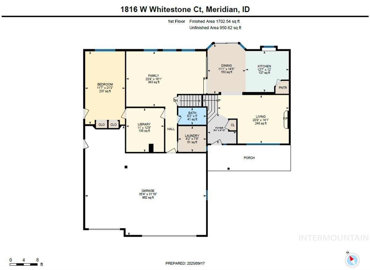 1816 W Whitestone Ct, Meridian, Idaho 83646, 4 Bedrooms, 3 Bathrooms, Residential For Sale, Price $629,999, 98961993