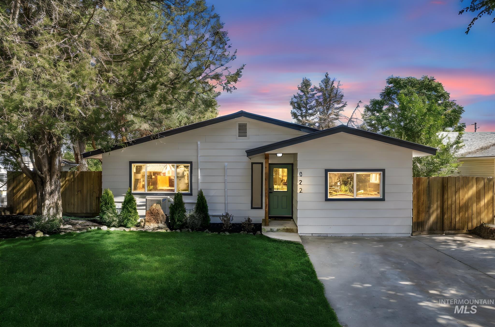 View of bungalow
