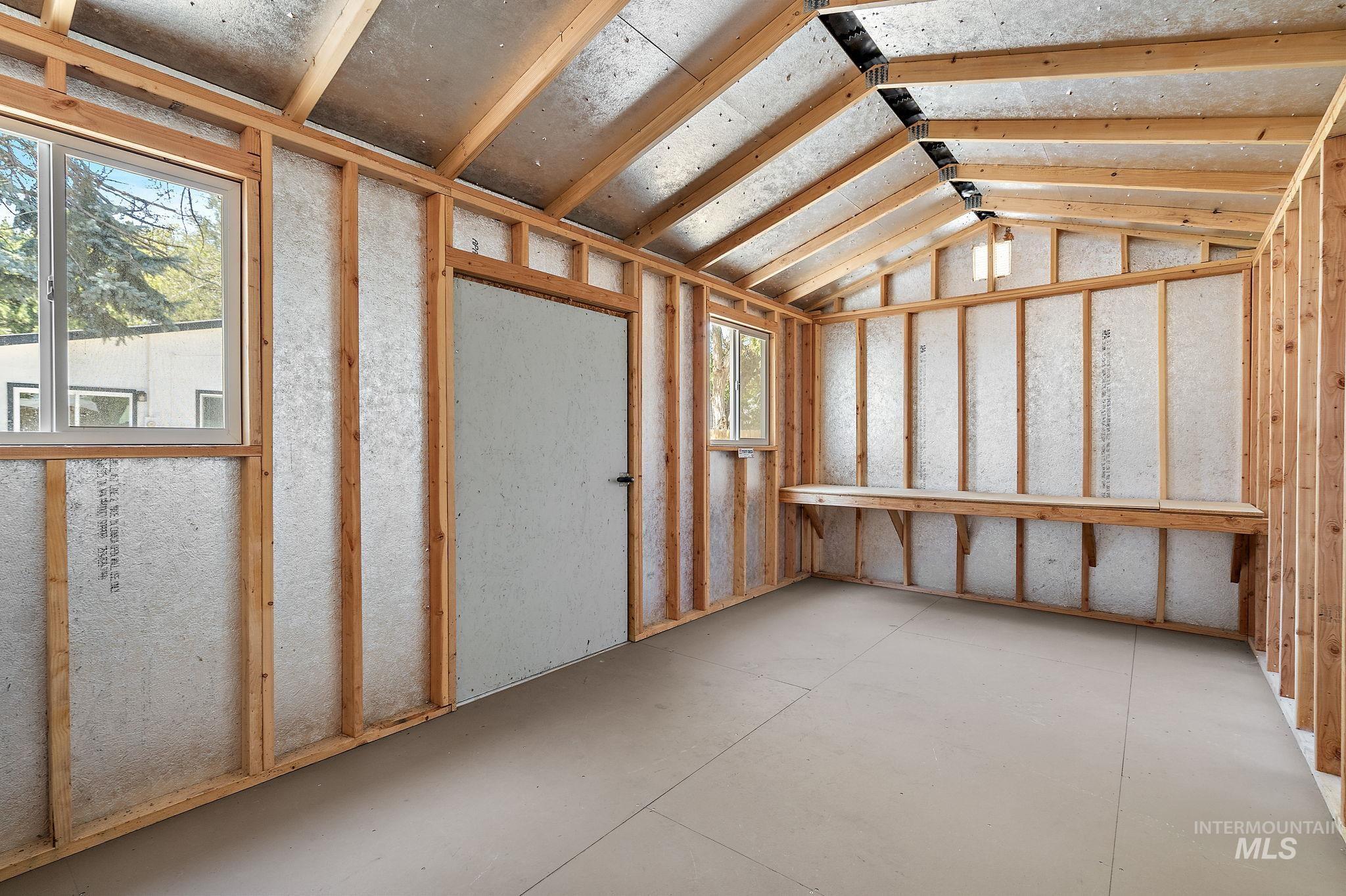 View of storage area