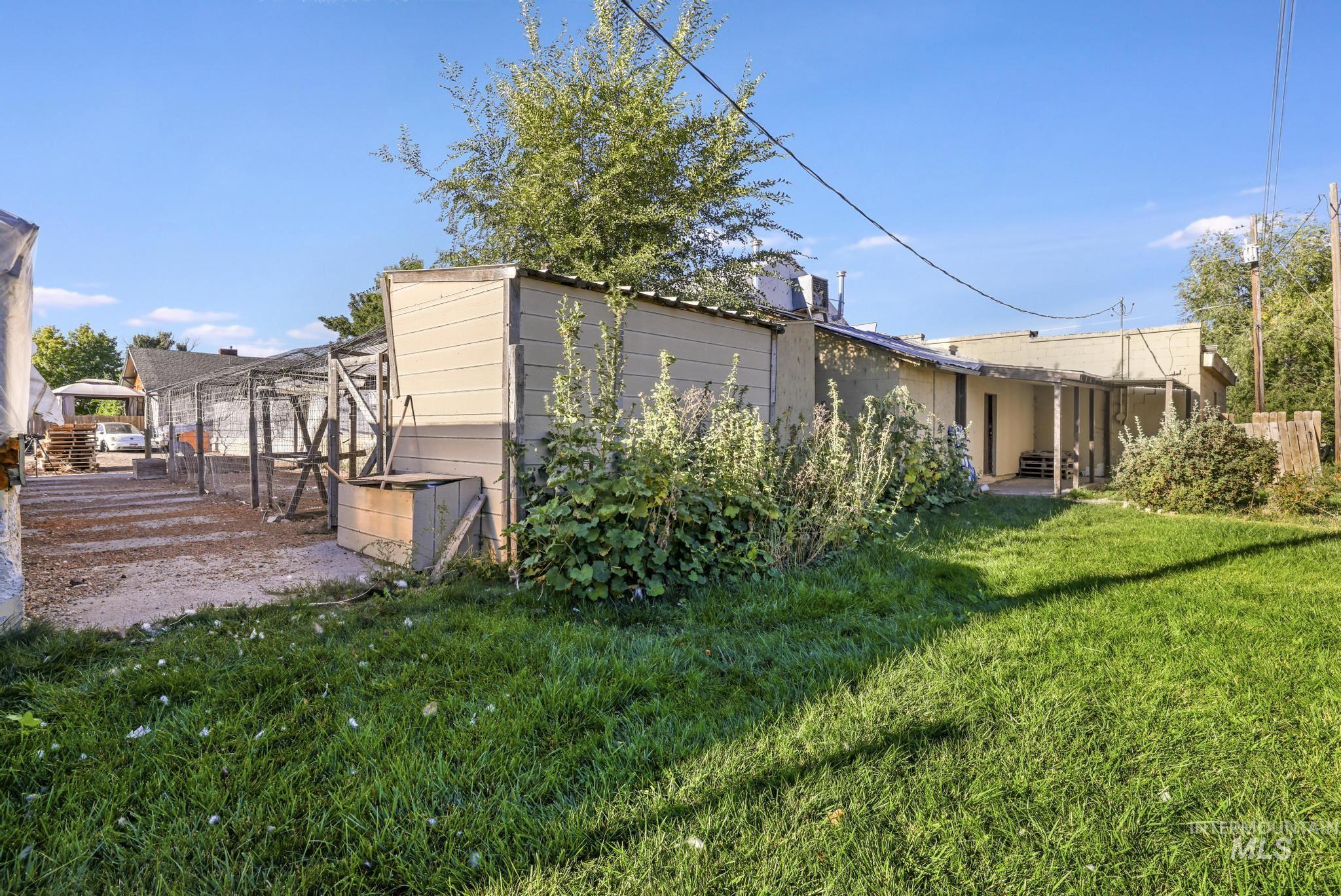 View of home's exterior with a patio area