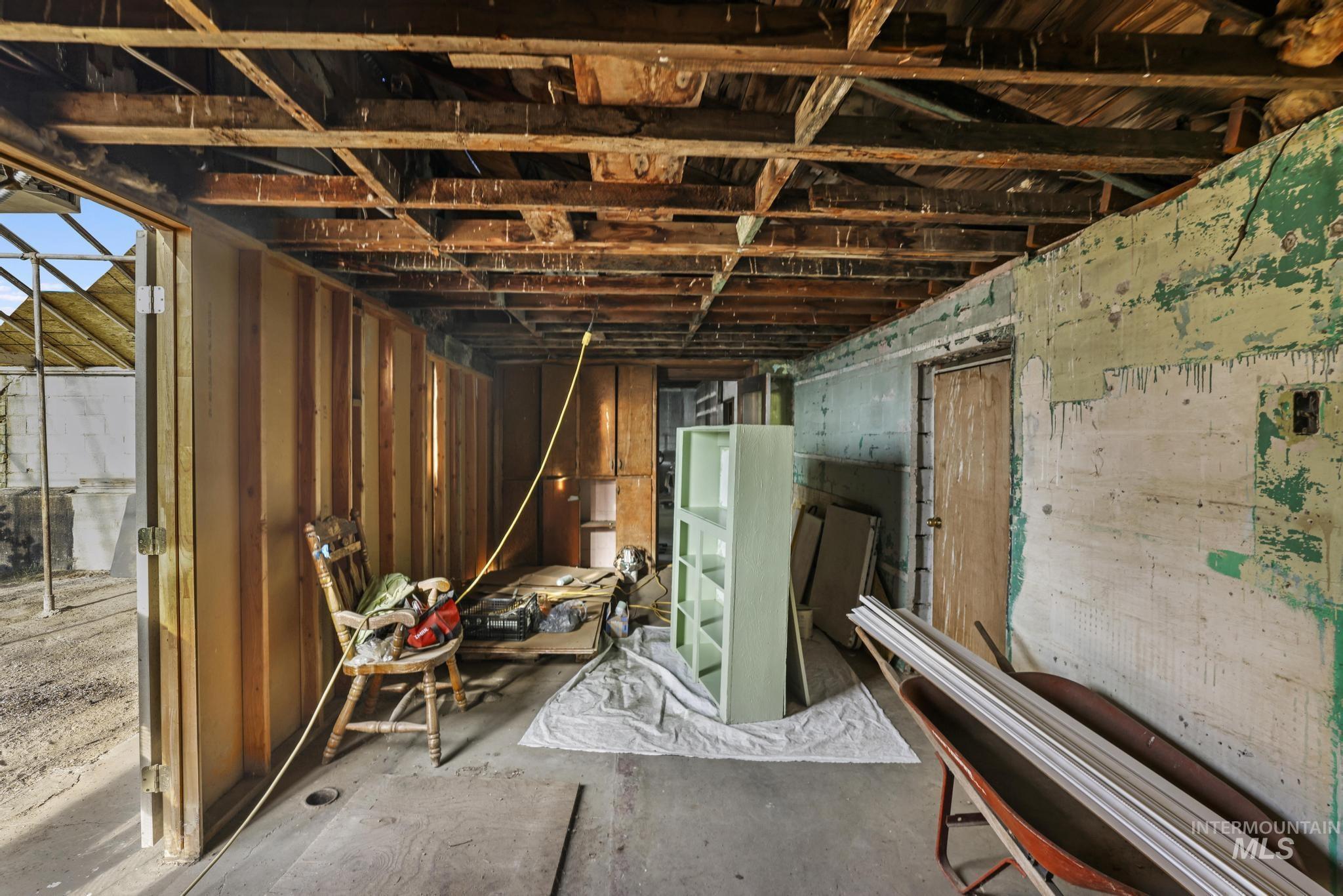 Storage area of shop