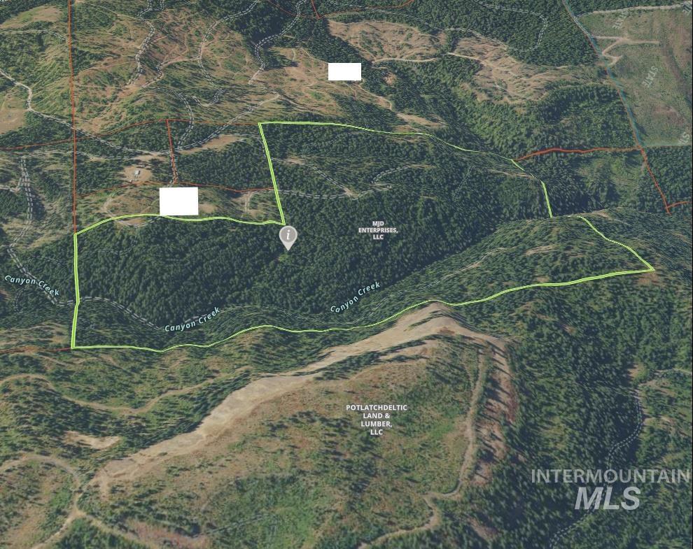 Map / location featuring property boundaries highlighted