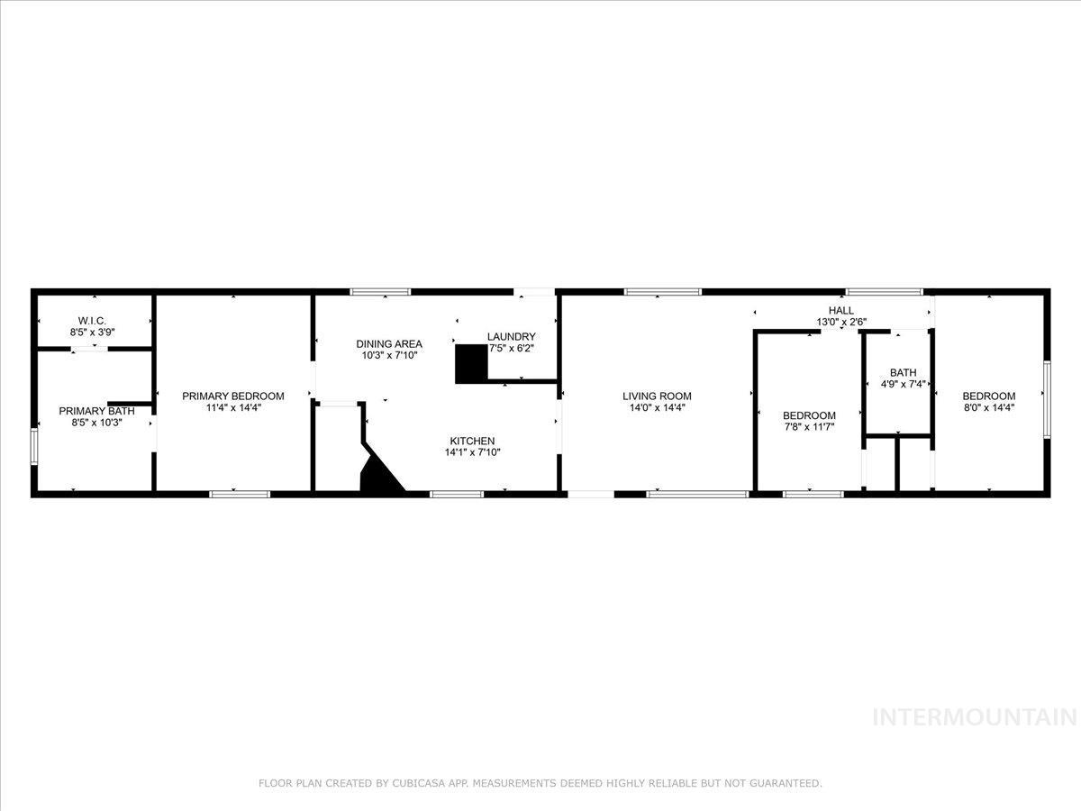 View of floor plan / room layout