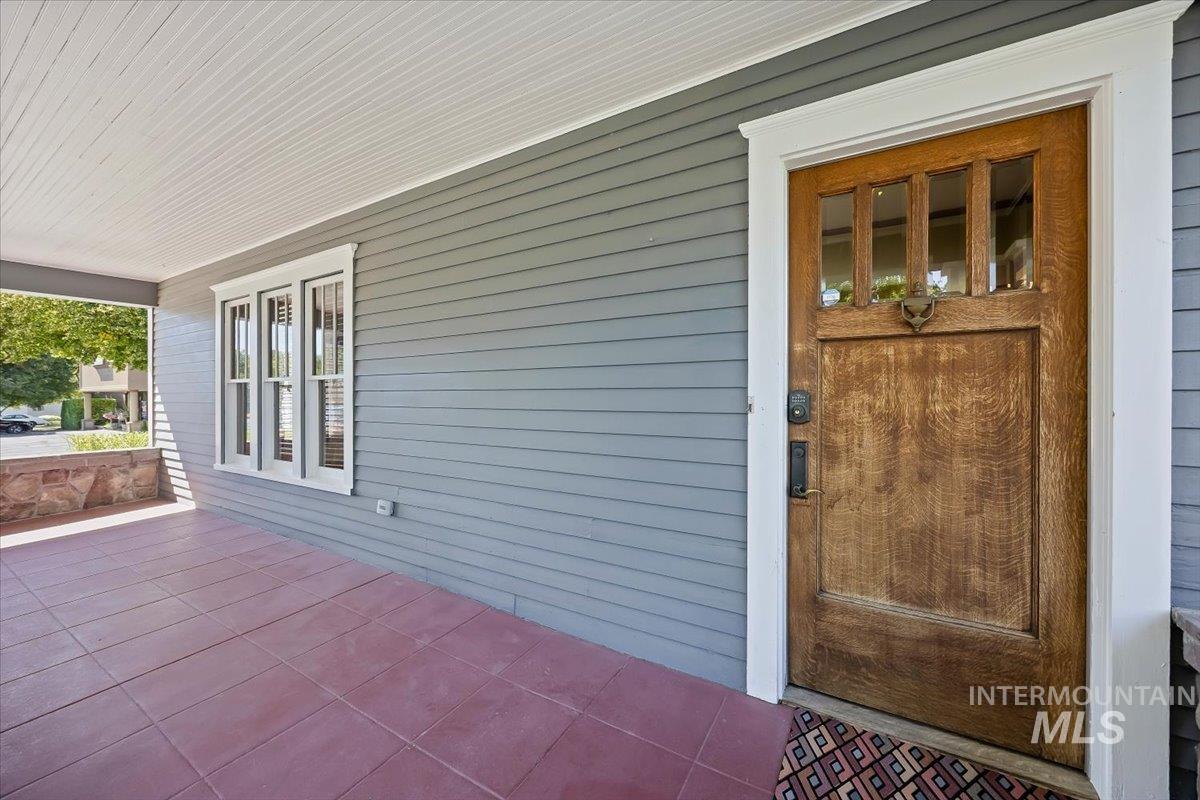 View of exterior entry