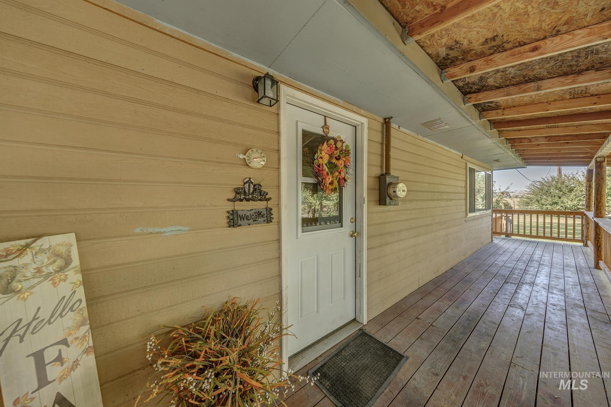 Doorway to property