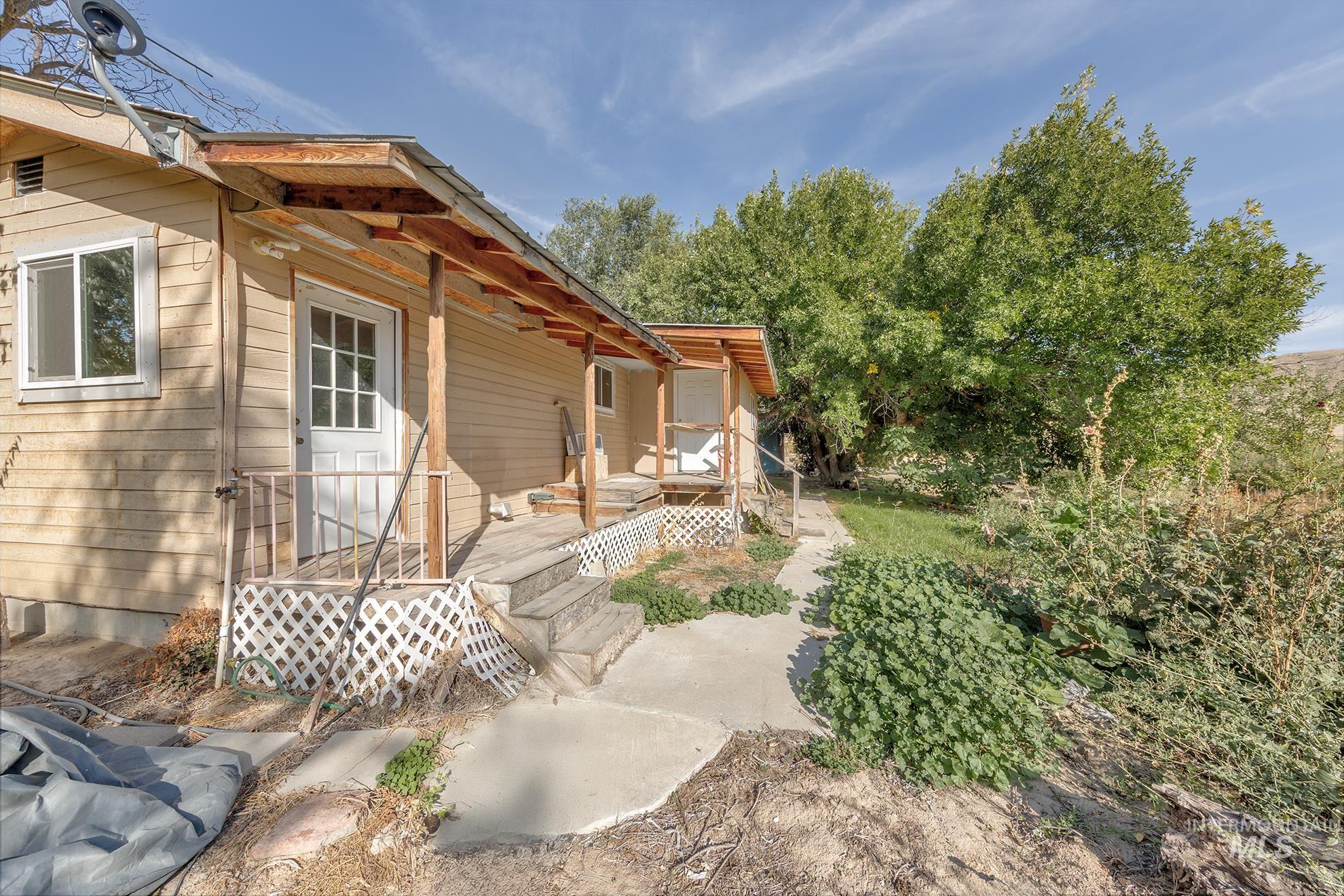 View of yard with a porch