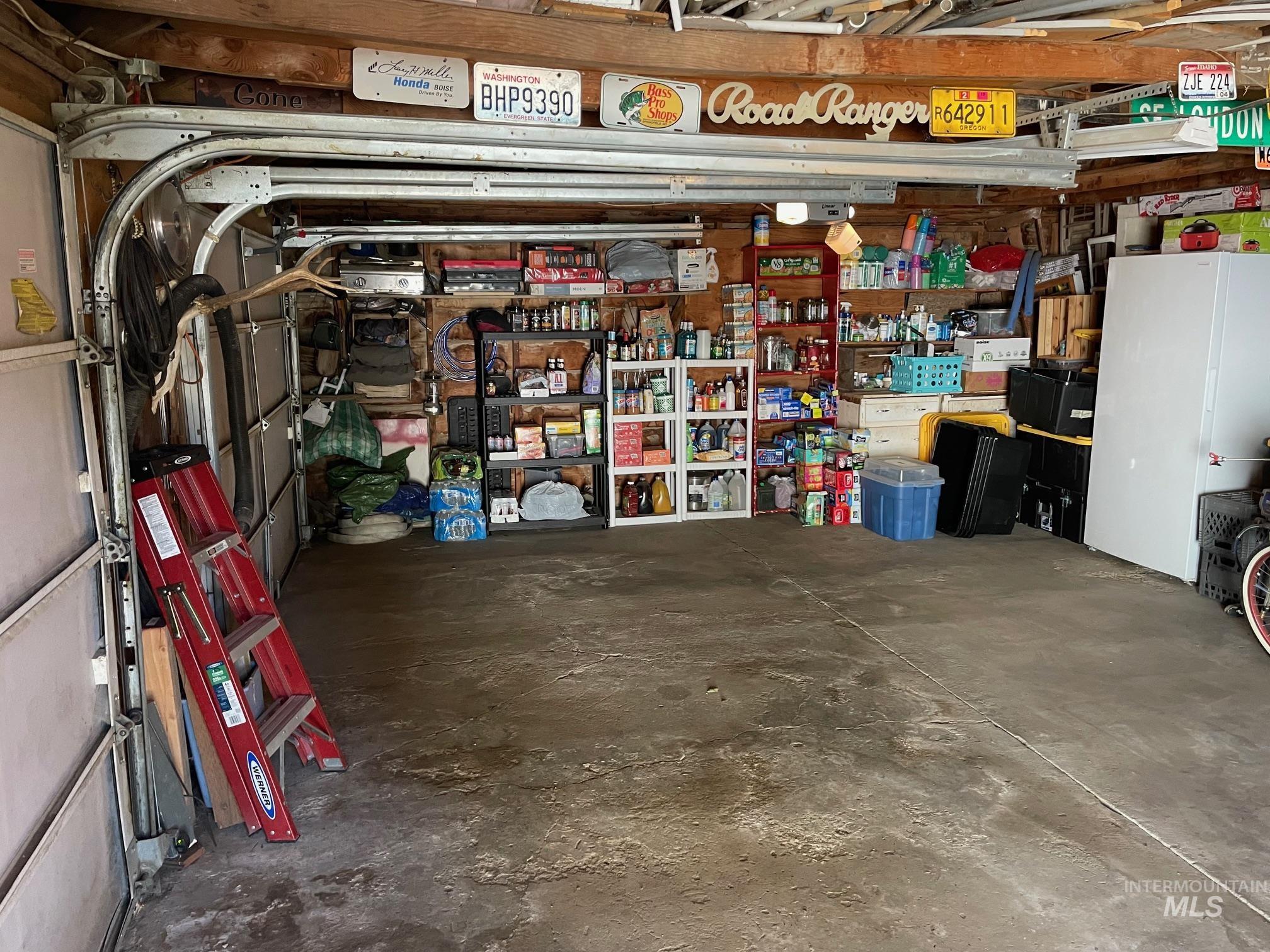 Storage featuring a garage