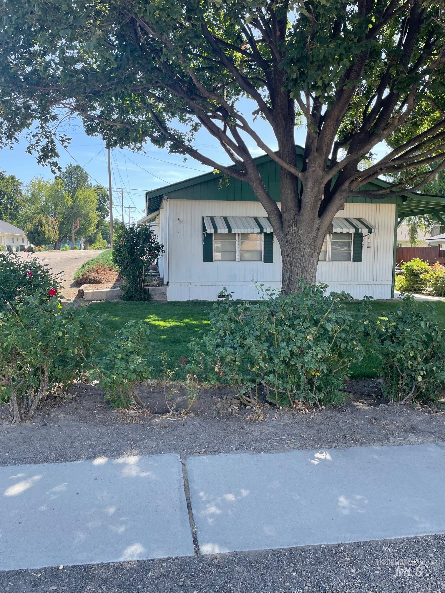View of front of house featuring a front yard