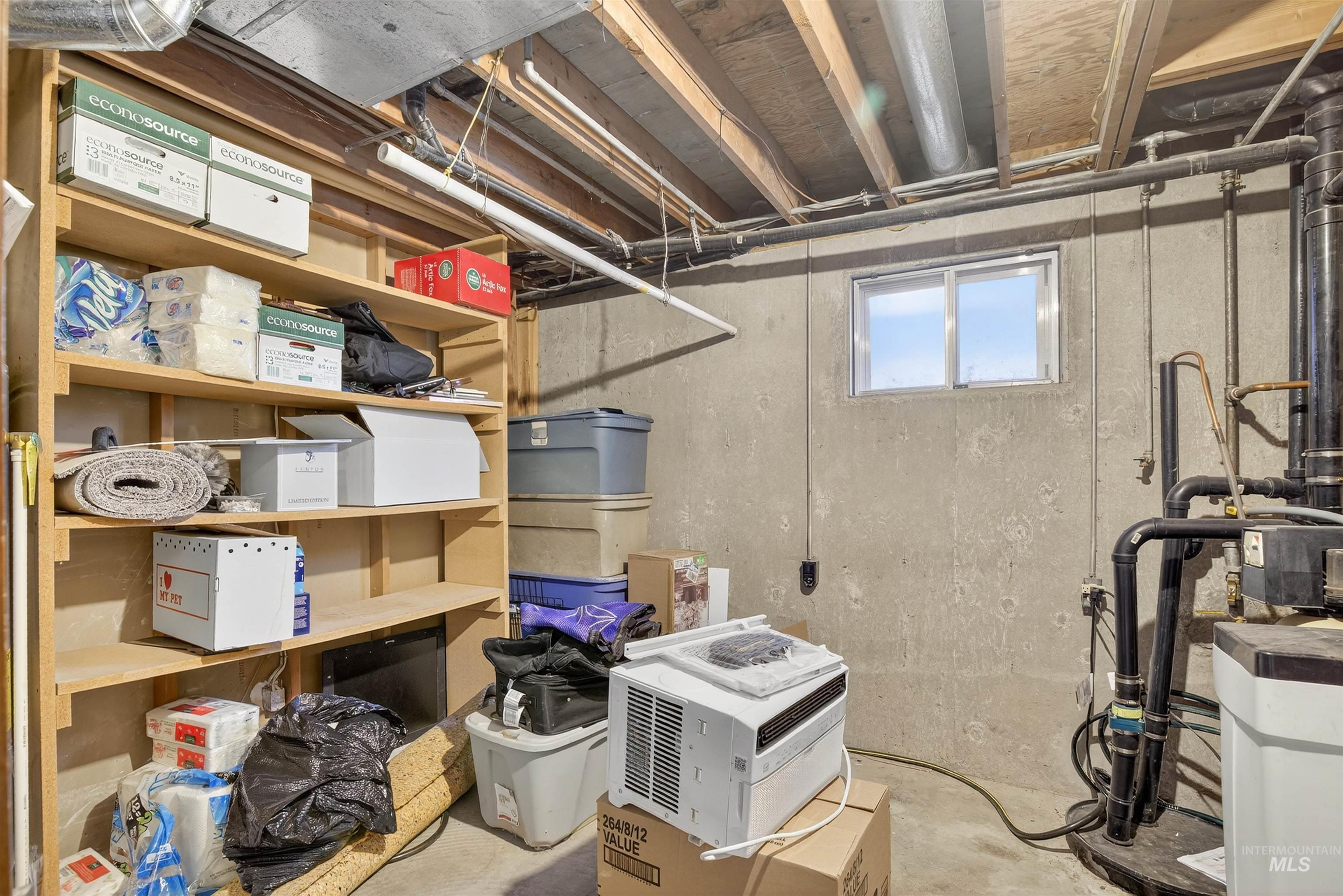 View of storage room