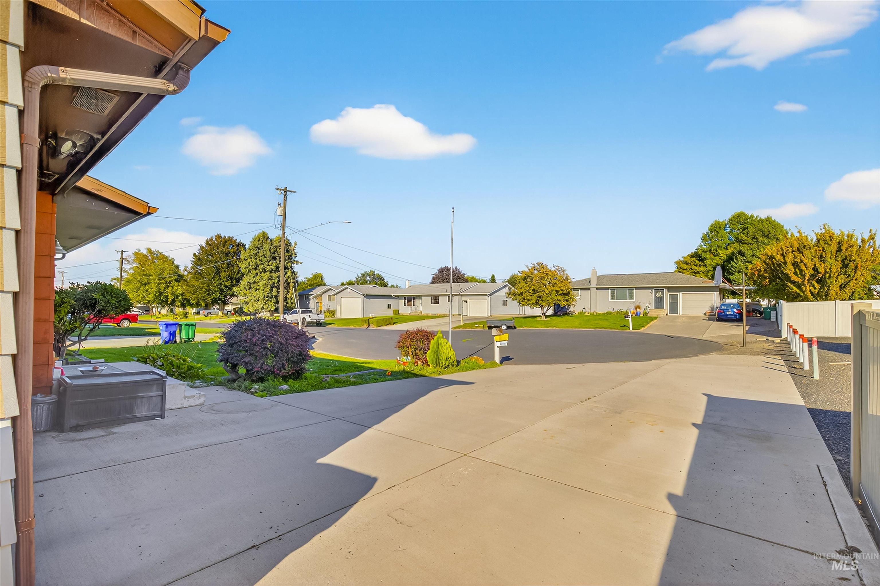 View of patio with a residential view
