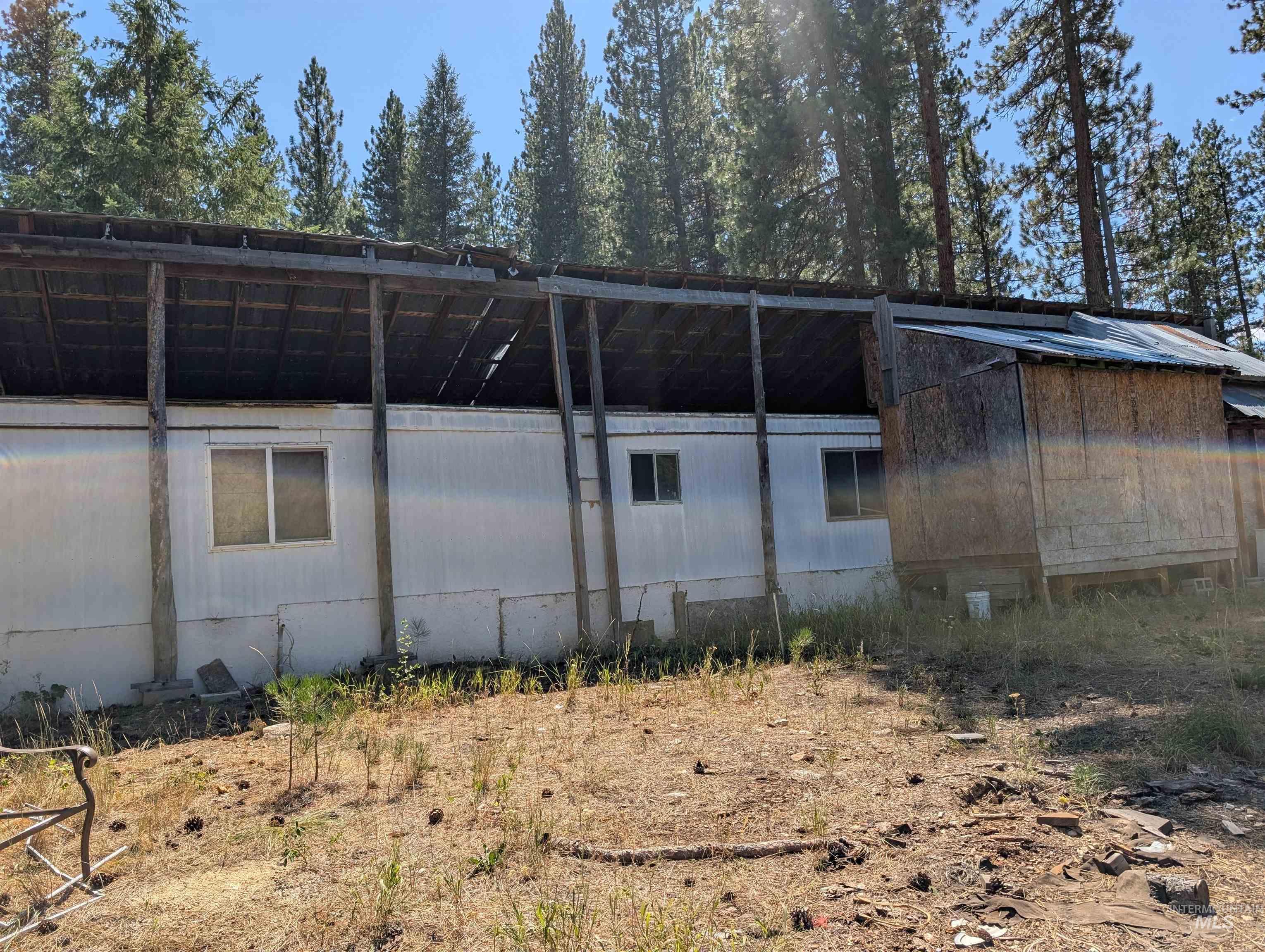 Back of property