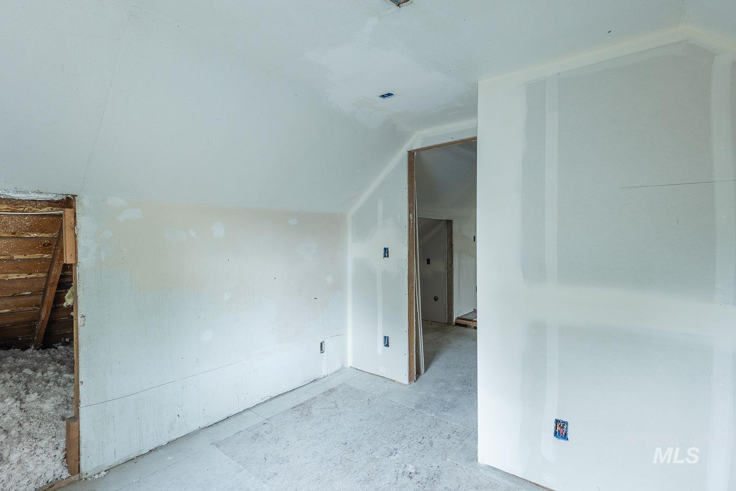 Additional living space with lofted ceiling